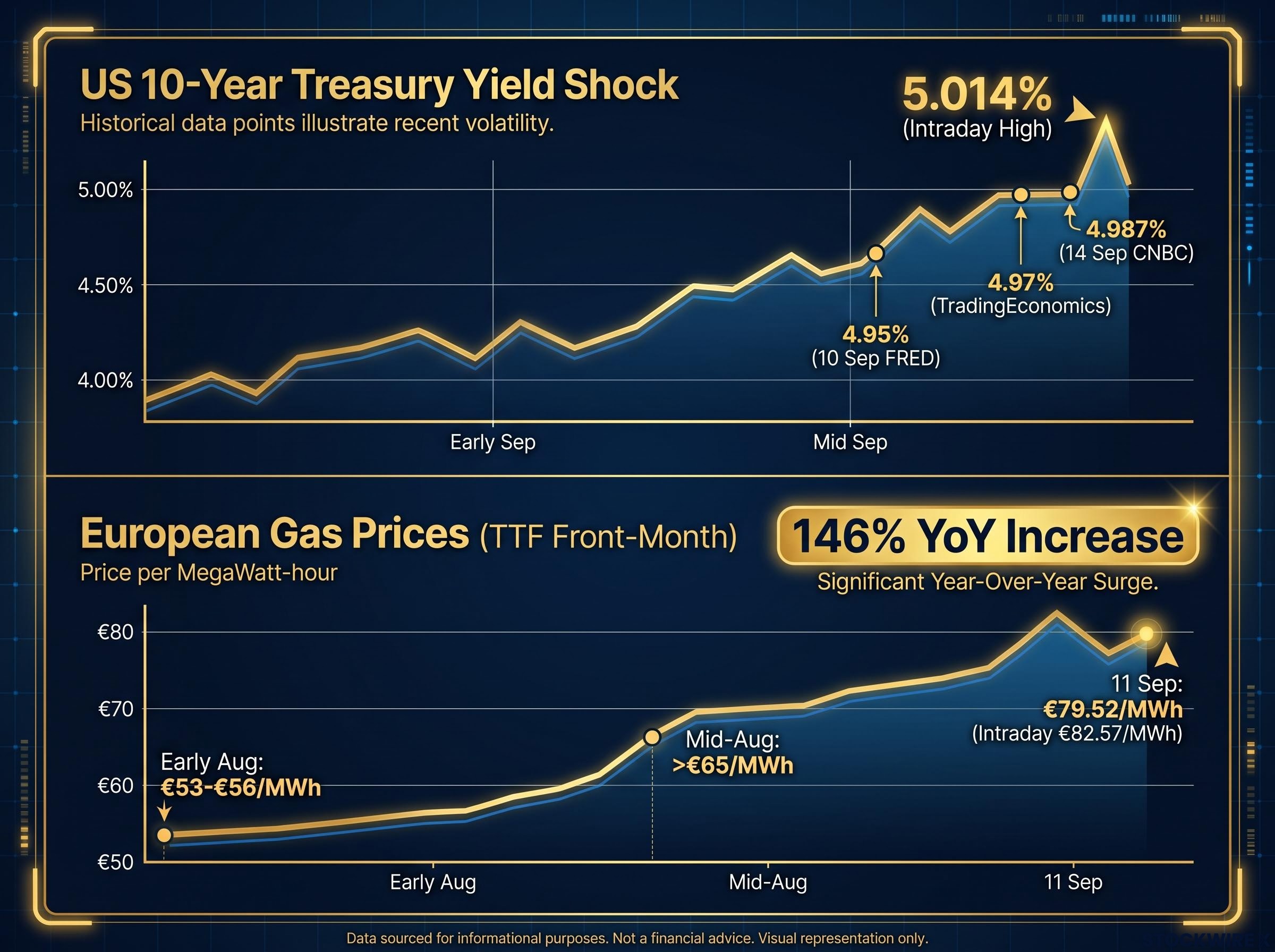 September 2026 Macro Shocks: US Yields and European Gas Prices