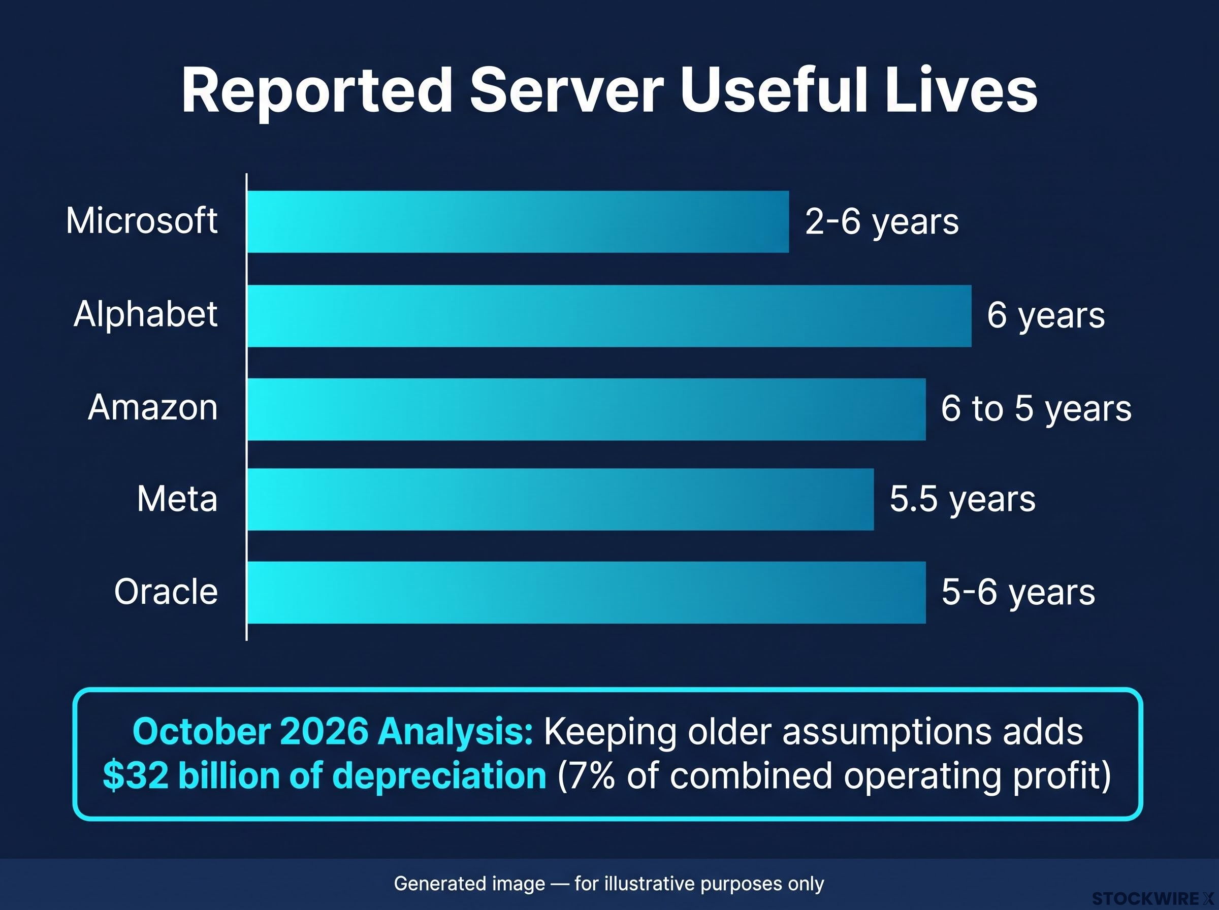 Reported Server Useful Lives & The Depreciation Impact