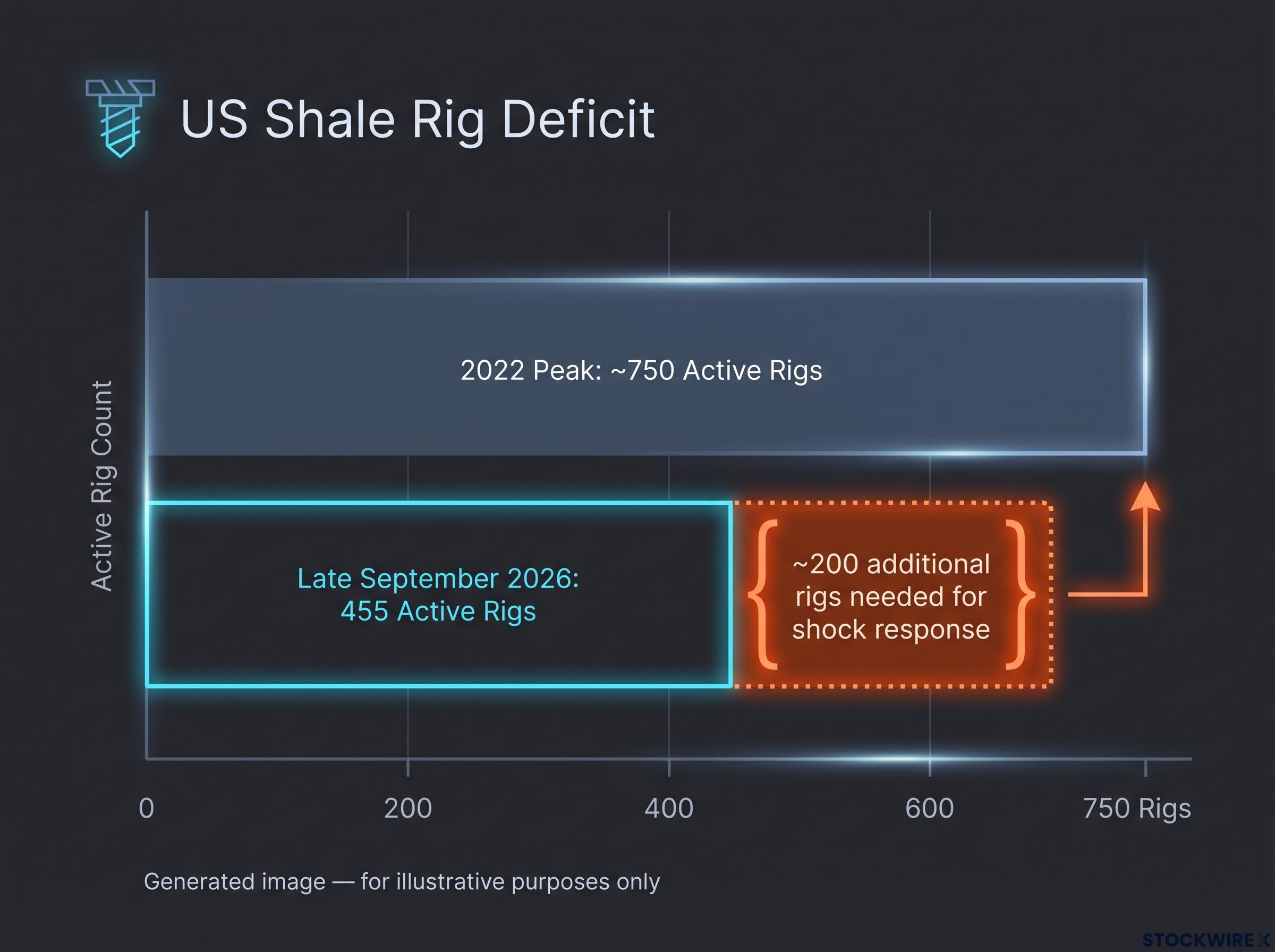 The US Shale Rig Gap