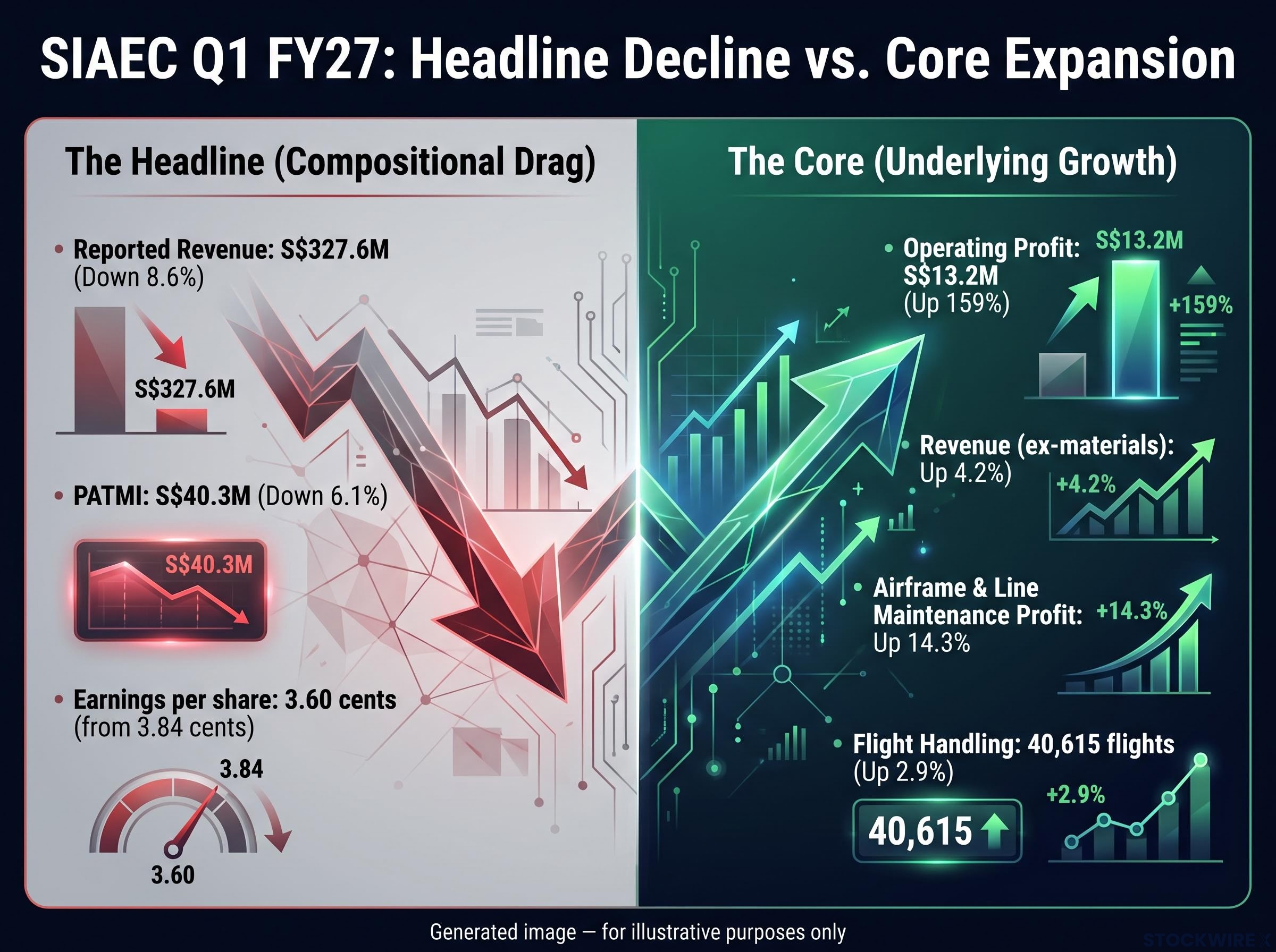 Q1 FY27: Headline Contraction vs. Core Expansion
