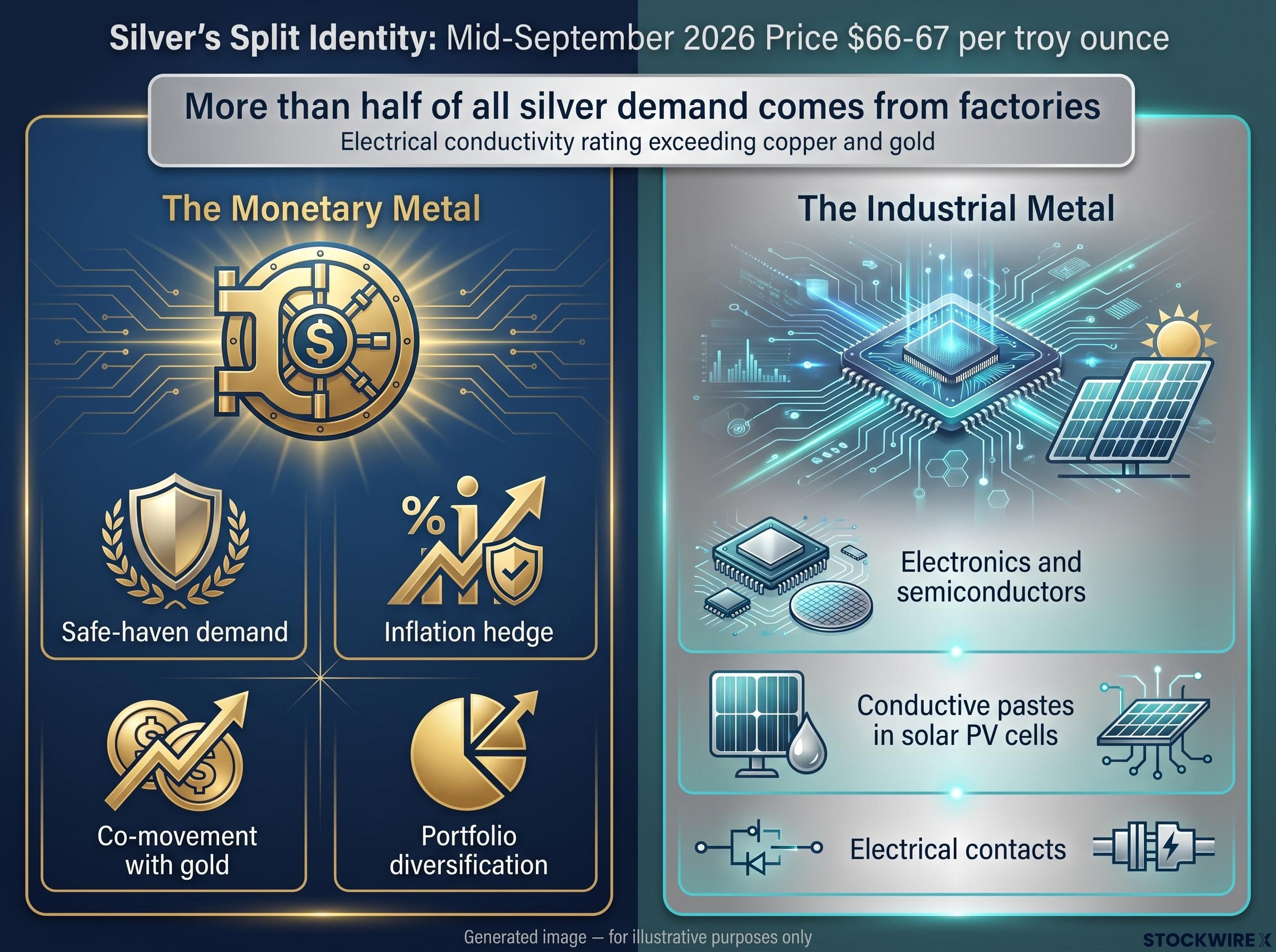 Silver's Split Identity: Monetary vs. Industrial