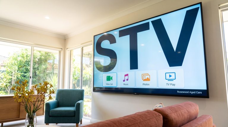 Smart TV in living room