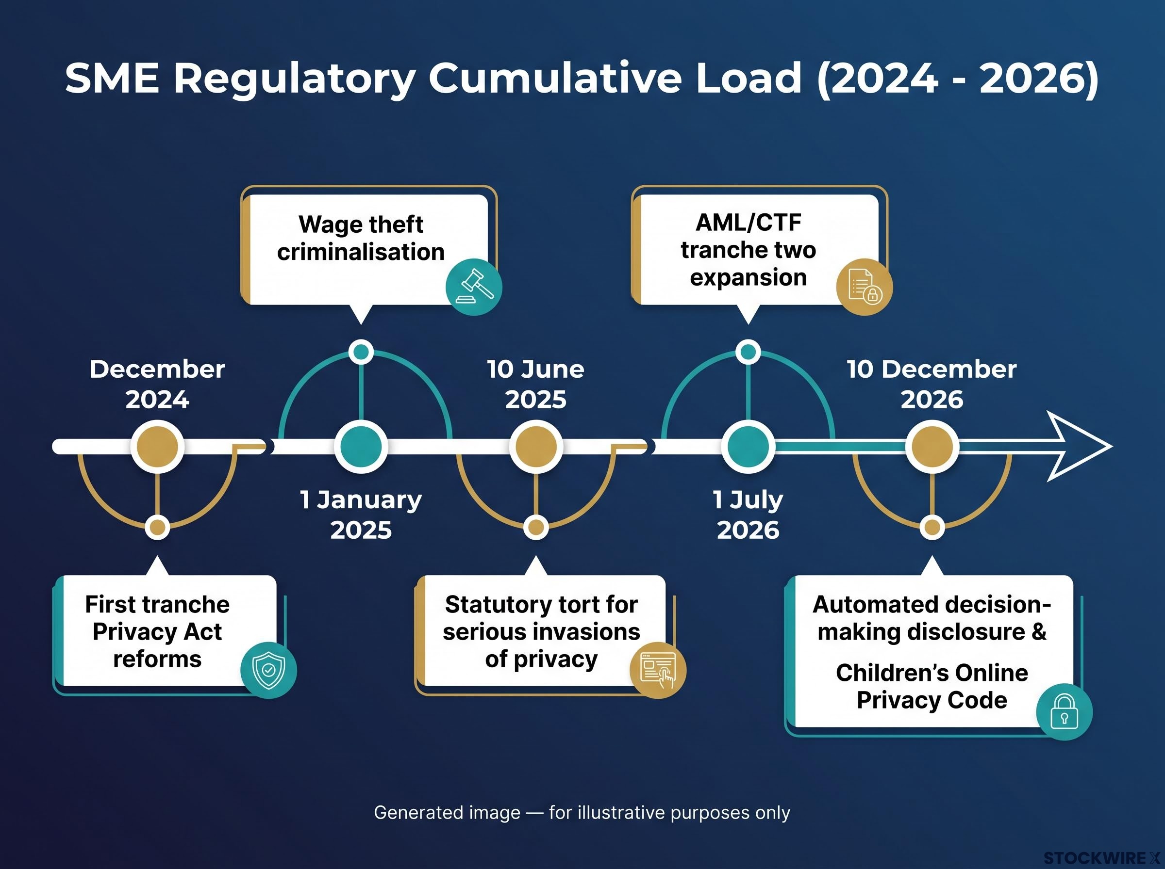 Timeline of SME Regulatory Commencements