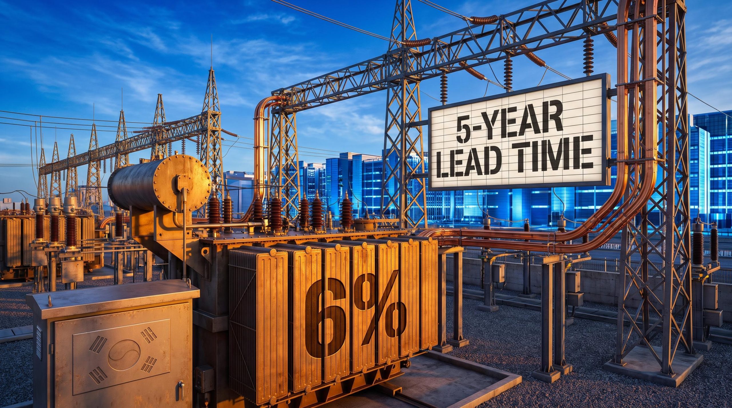 Seoul substation and hyperscale data centres with "5-year lead time" constraint — South Korea data center market analysis