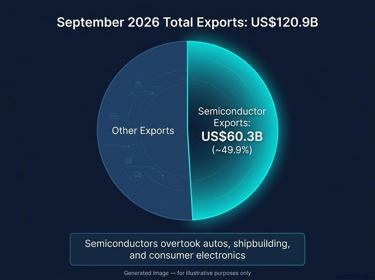 South Korea's Export Concentration in Semiconductors (Sept 2026)