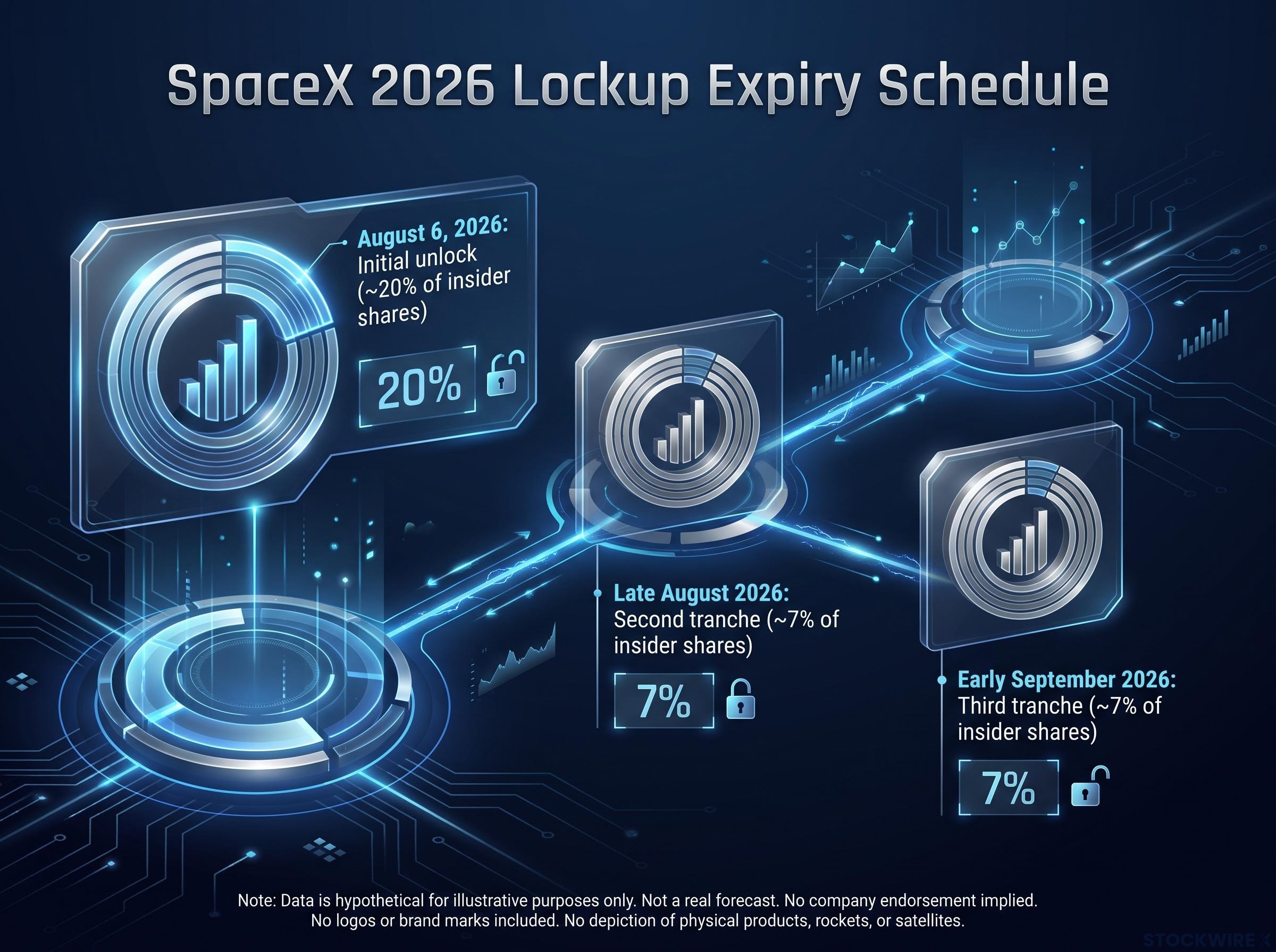 SpaceX 2026 Insider Lockup Expiry Schedule