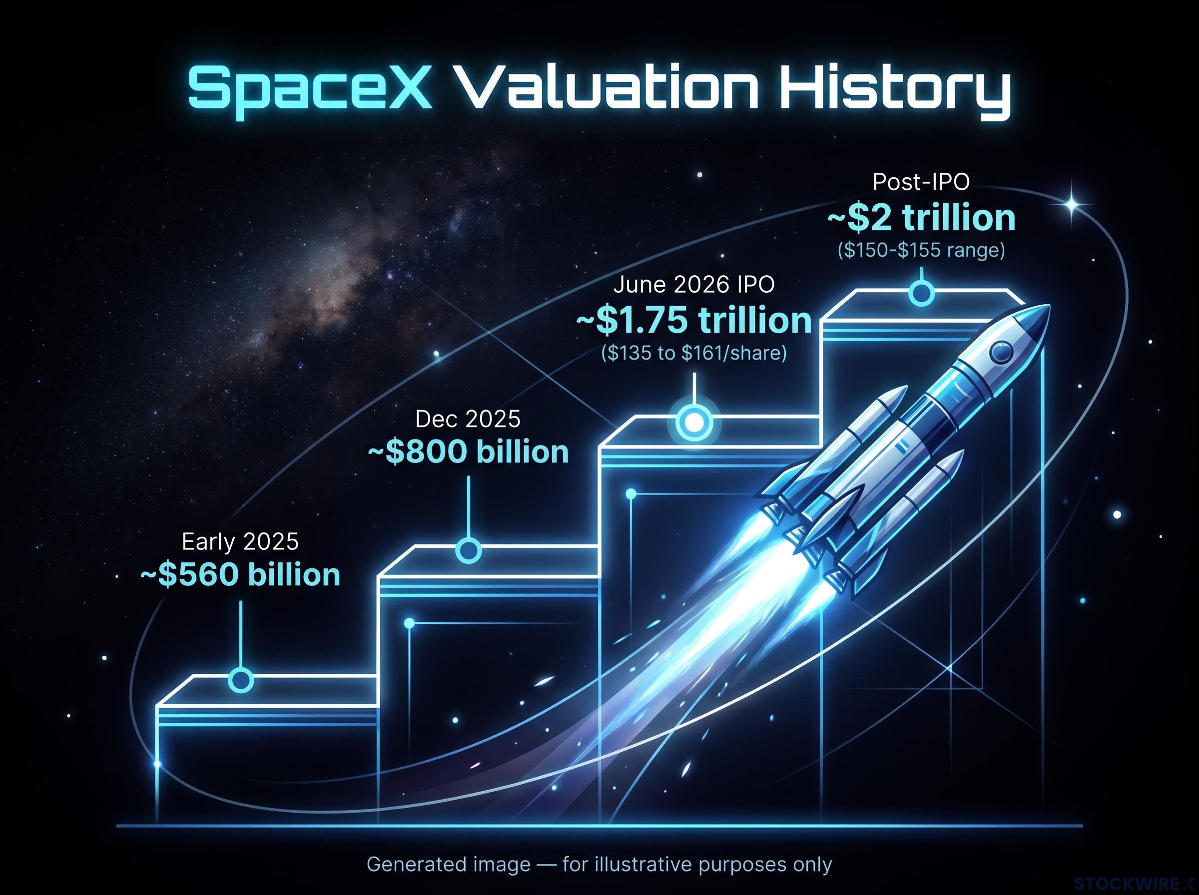 SpaceX Valuation History
