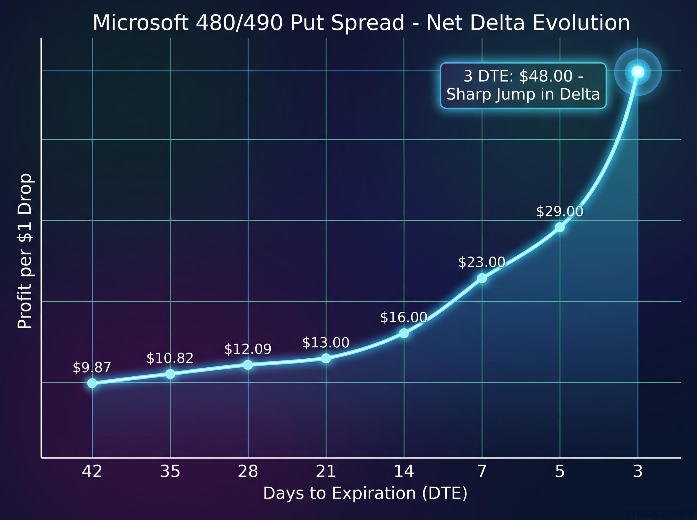 Vertical Spread Sensitivity Curve