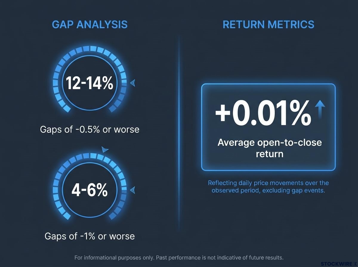 SPX Gap Down Frequency vs. Returns
