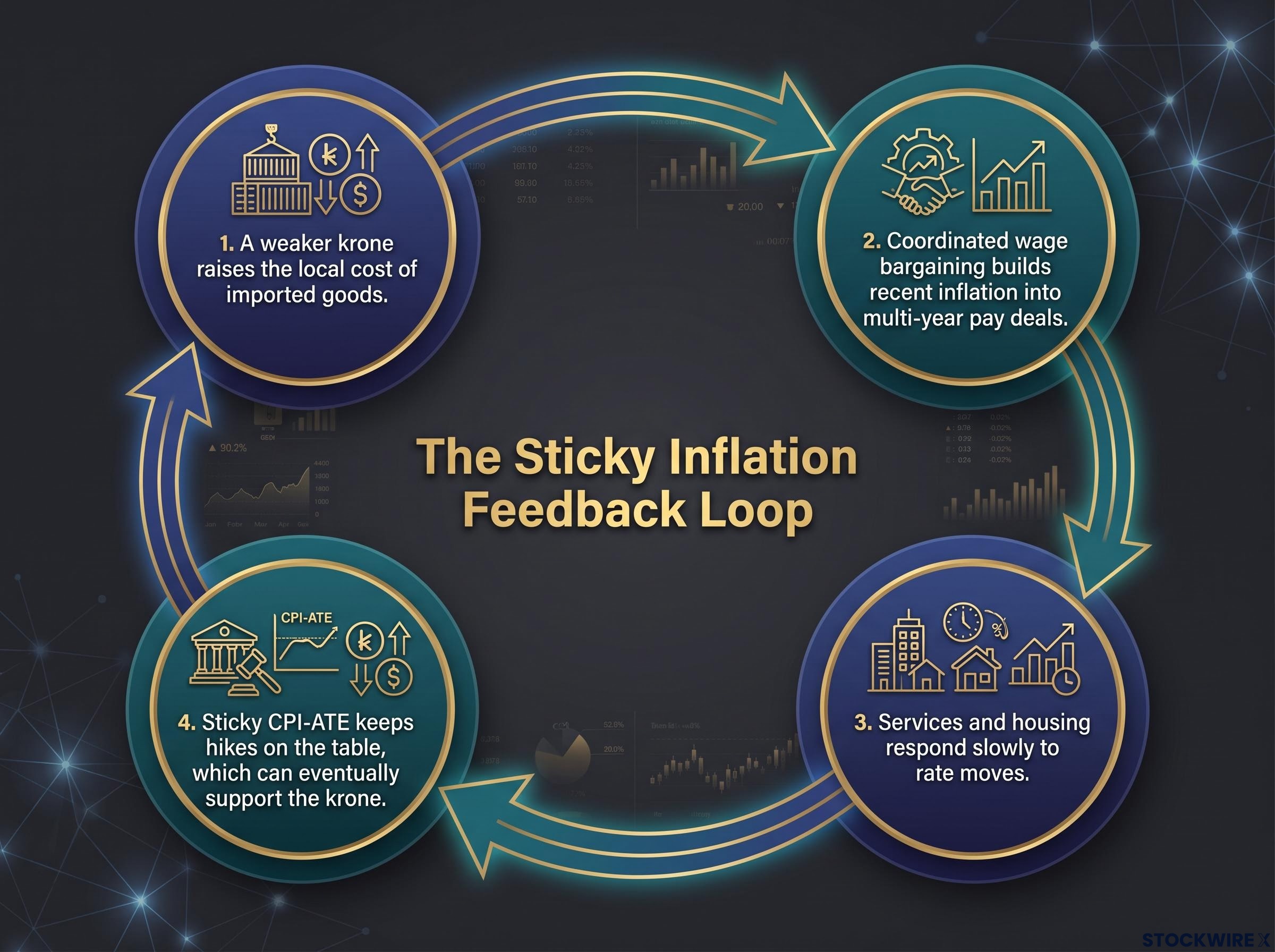 Norway's Sticky Inflation Feedback Loop