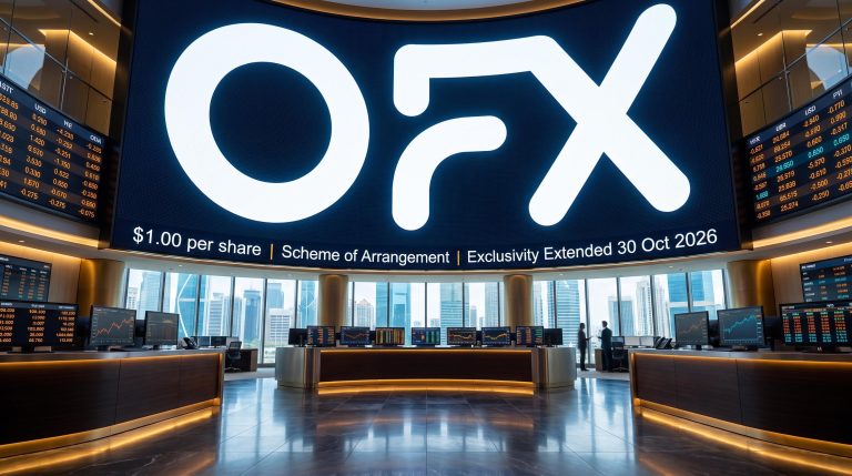 trading floor with screens