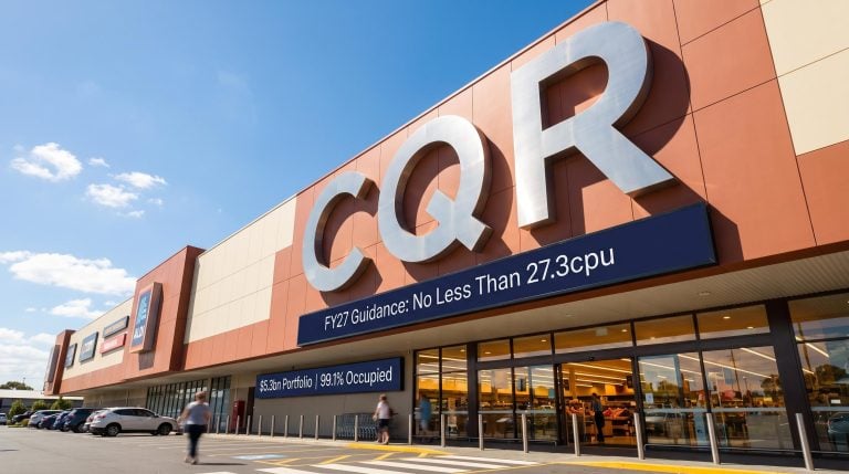 Shopping center facade