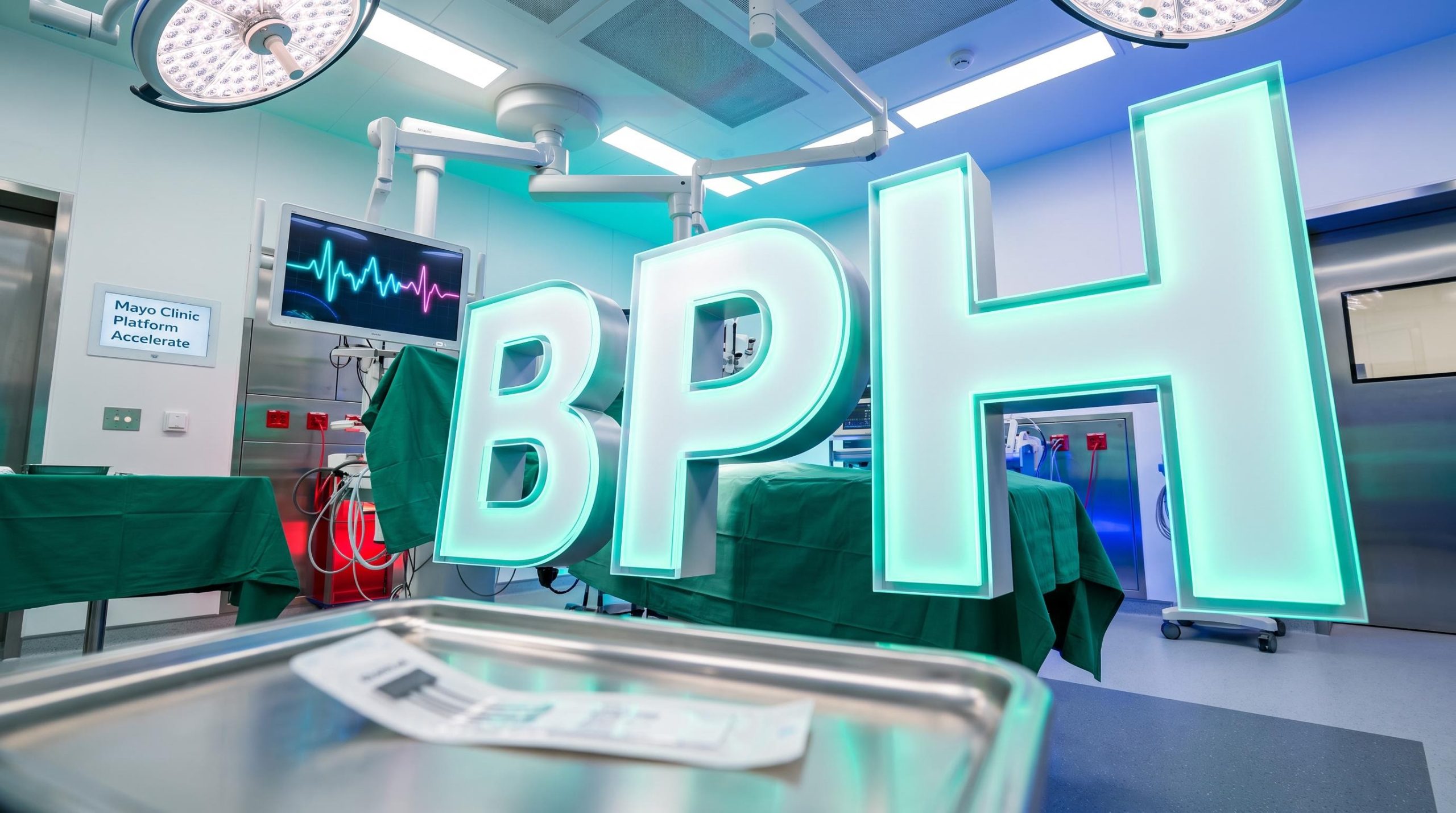 BPH sign in operating room