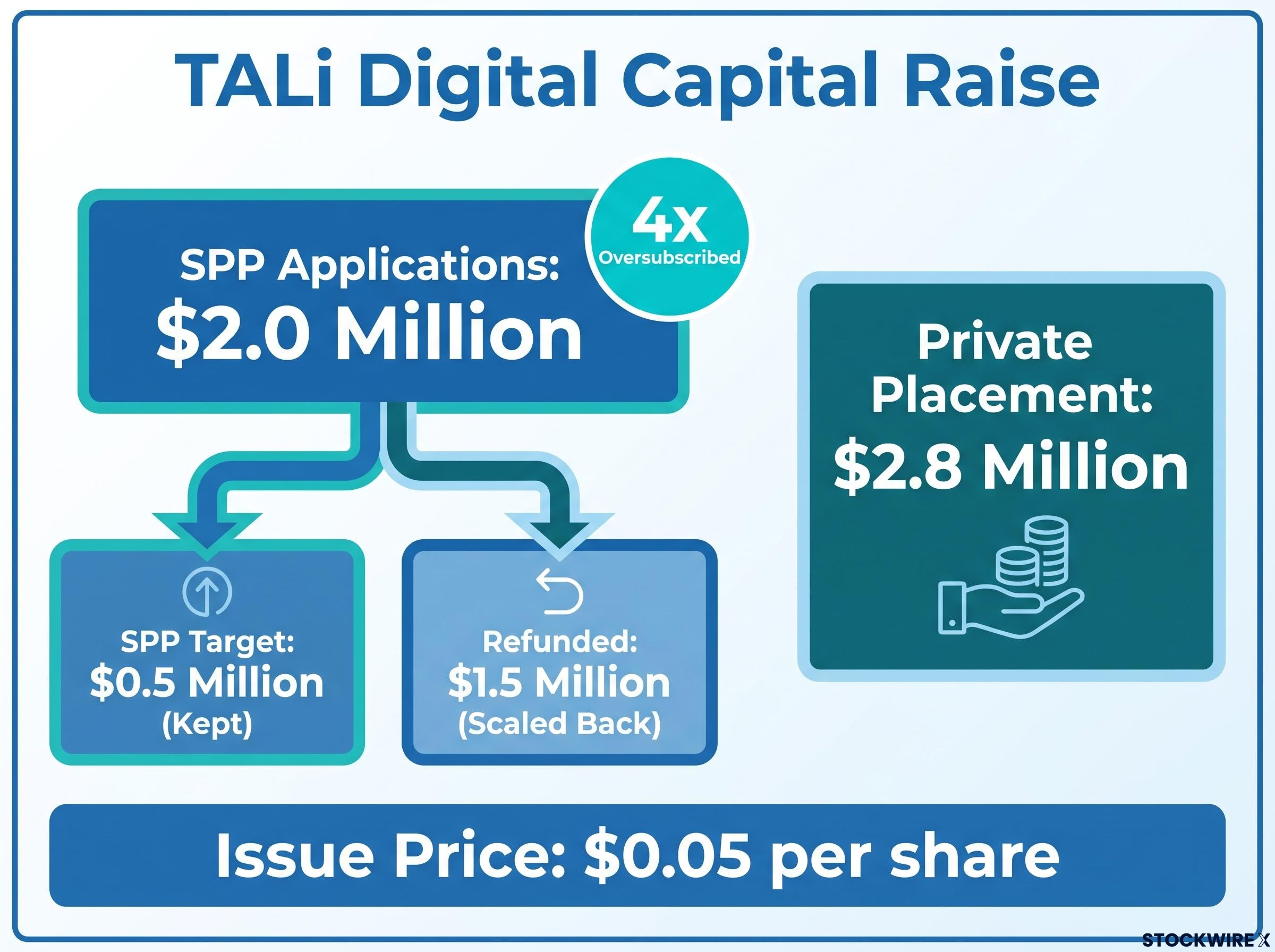 TALi Digital Capital Raise Breakdown