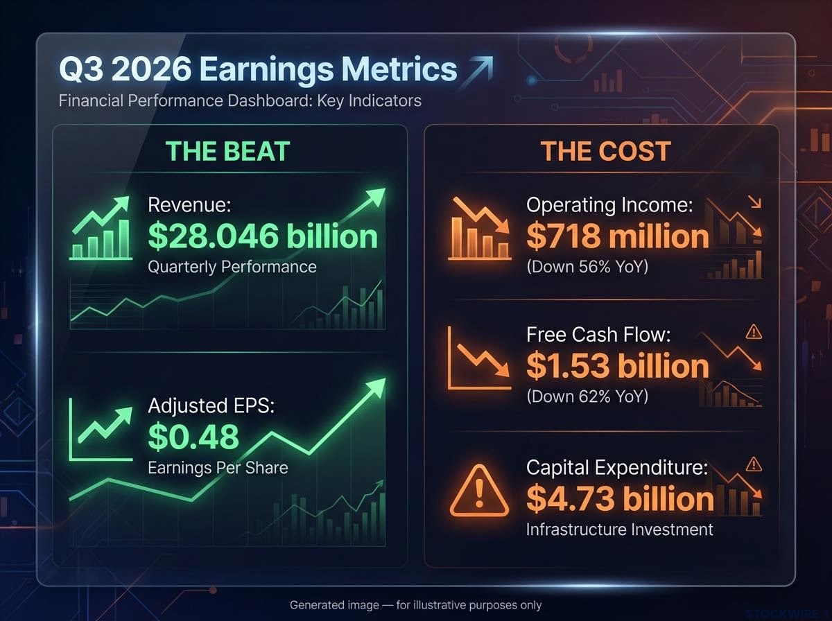 Q3 2026 Financial Snapshot: The Beat vs. The Cost