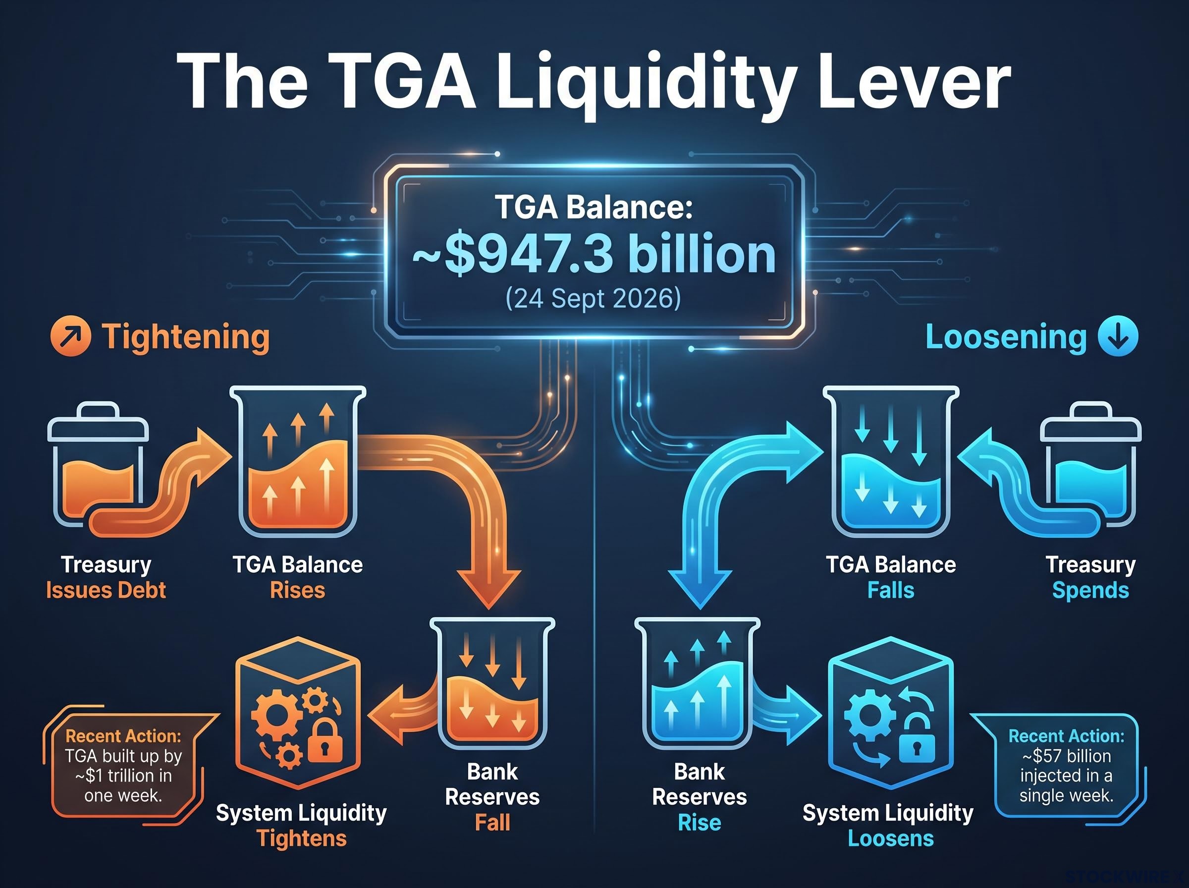 How the TGA Controls Financial System Liquidity