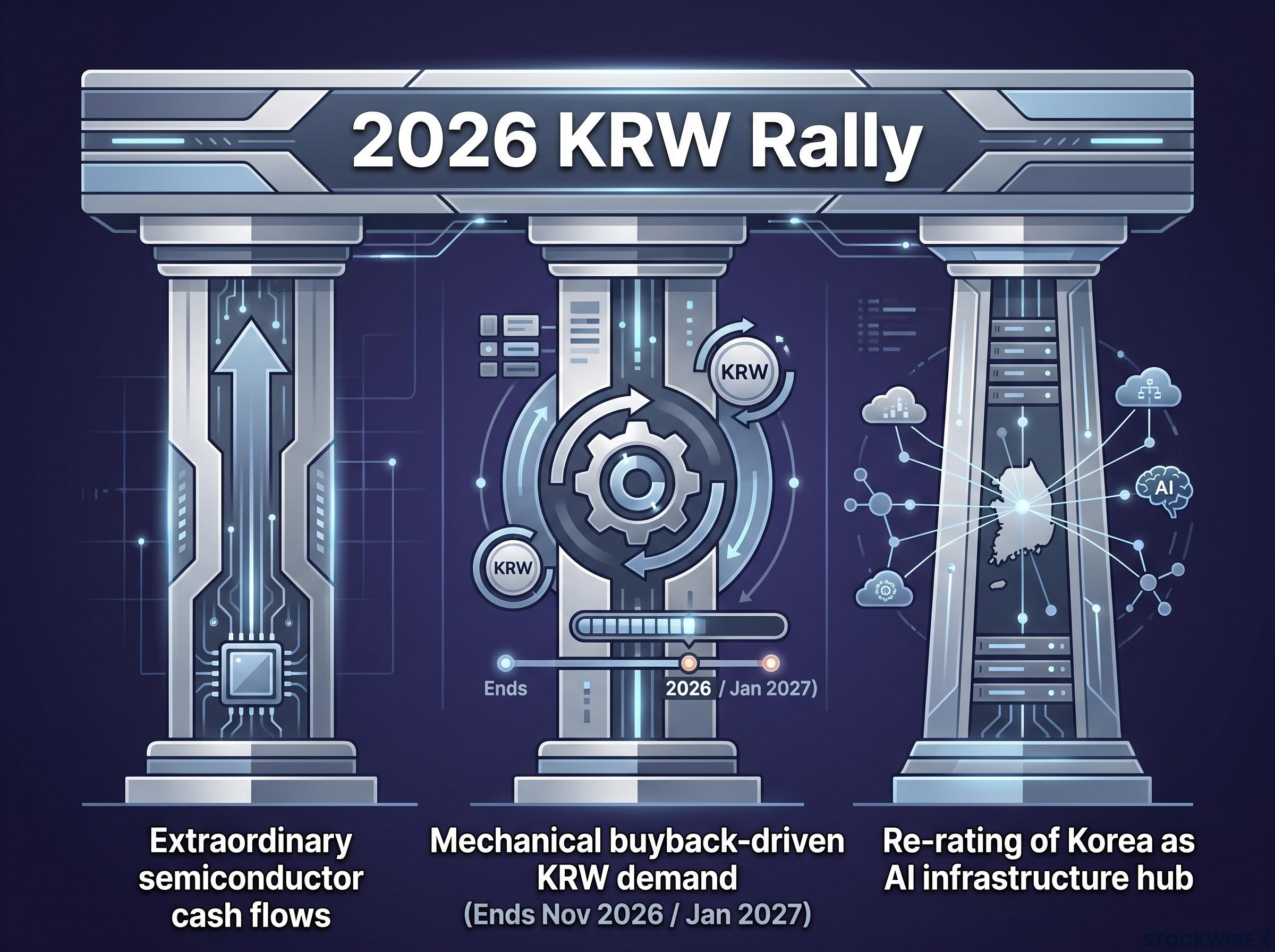 Three Pillars Supporting the 2026 KRW Rally