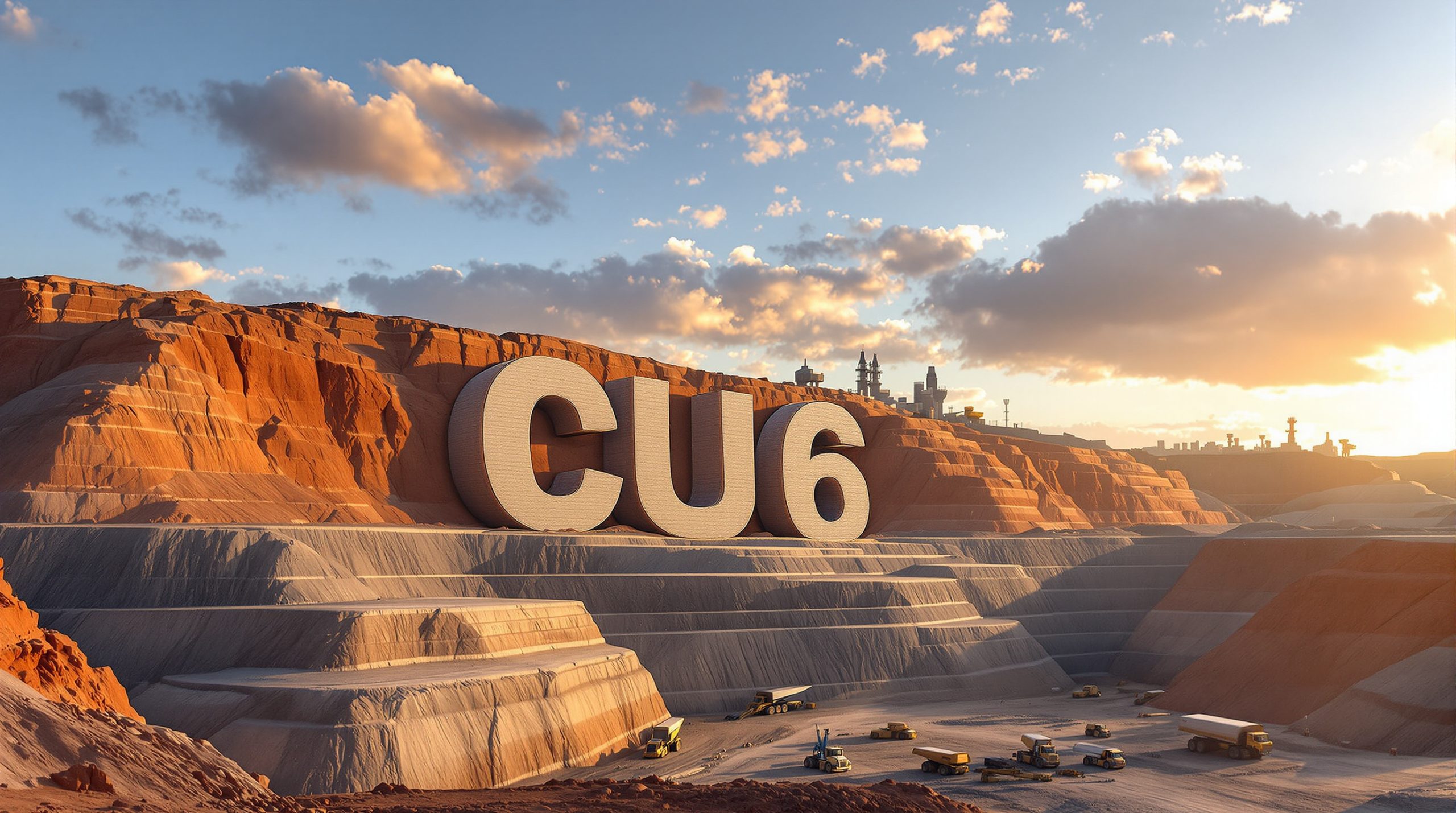 Grand sign in quarry