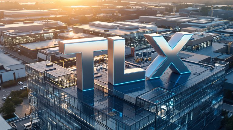 Large TLX on building