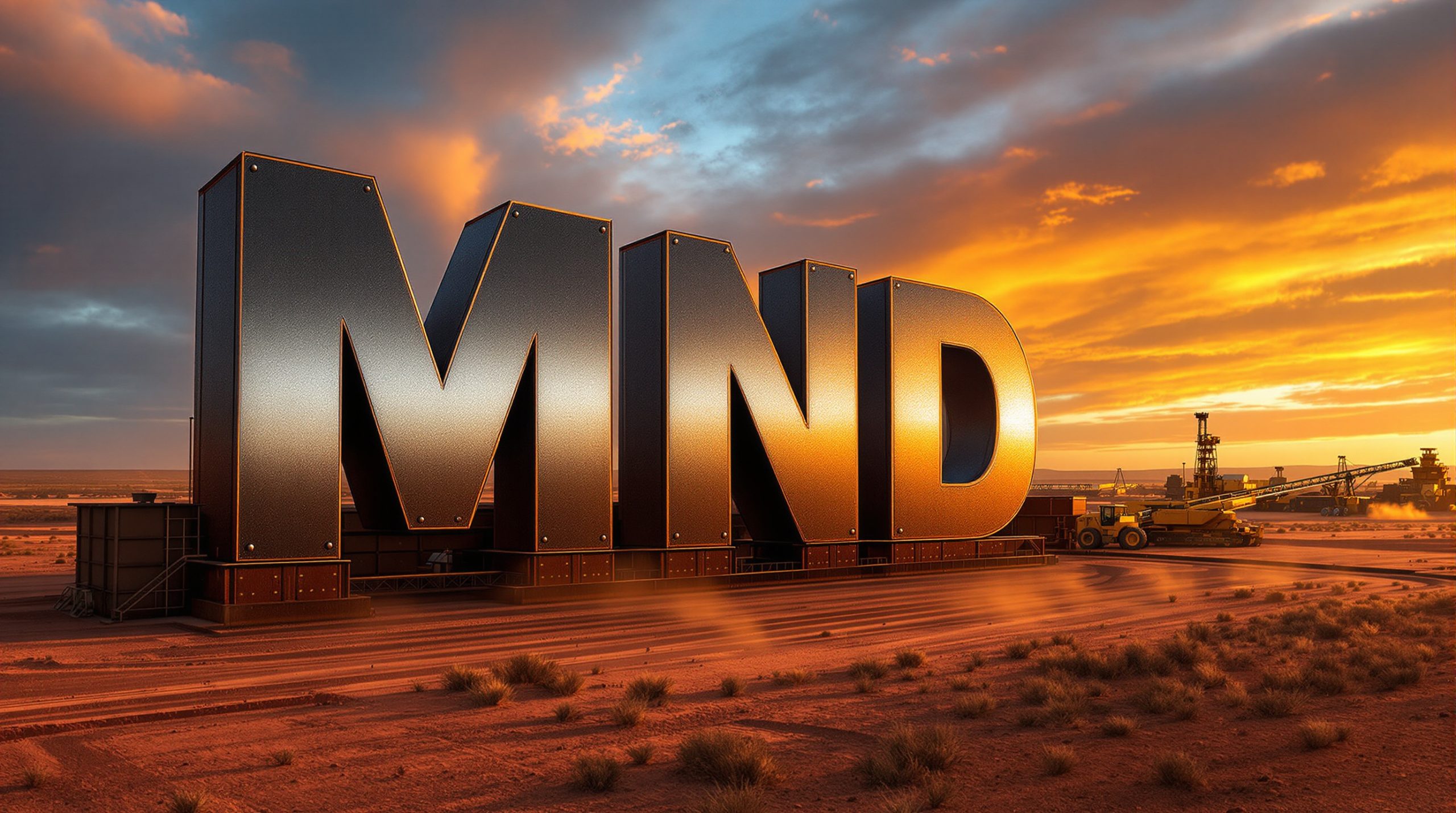 MND letters in desert