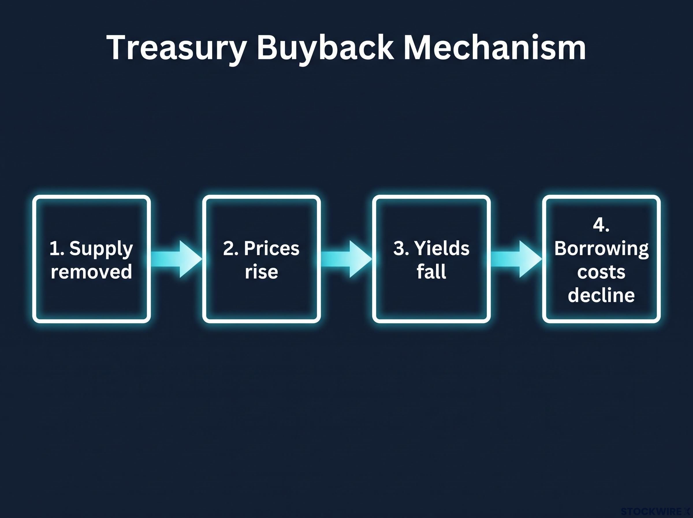 Treasury Buyback Transmission Chain