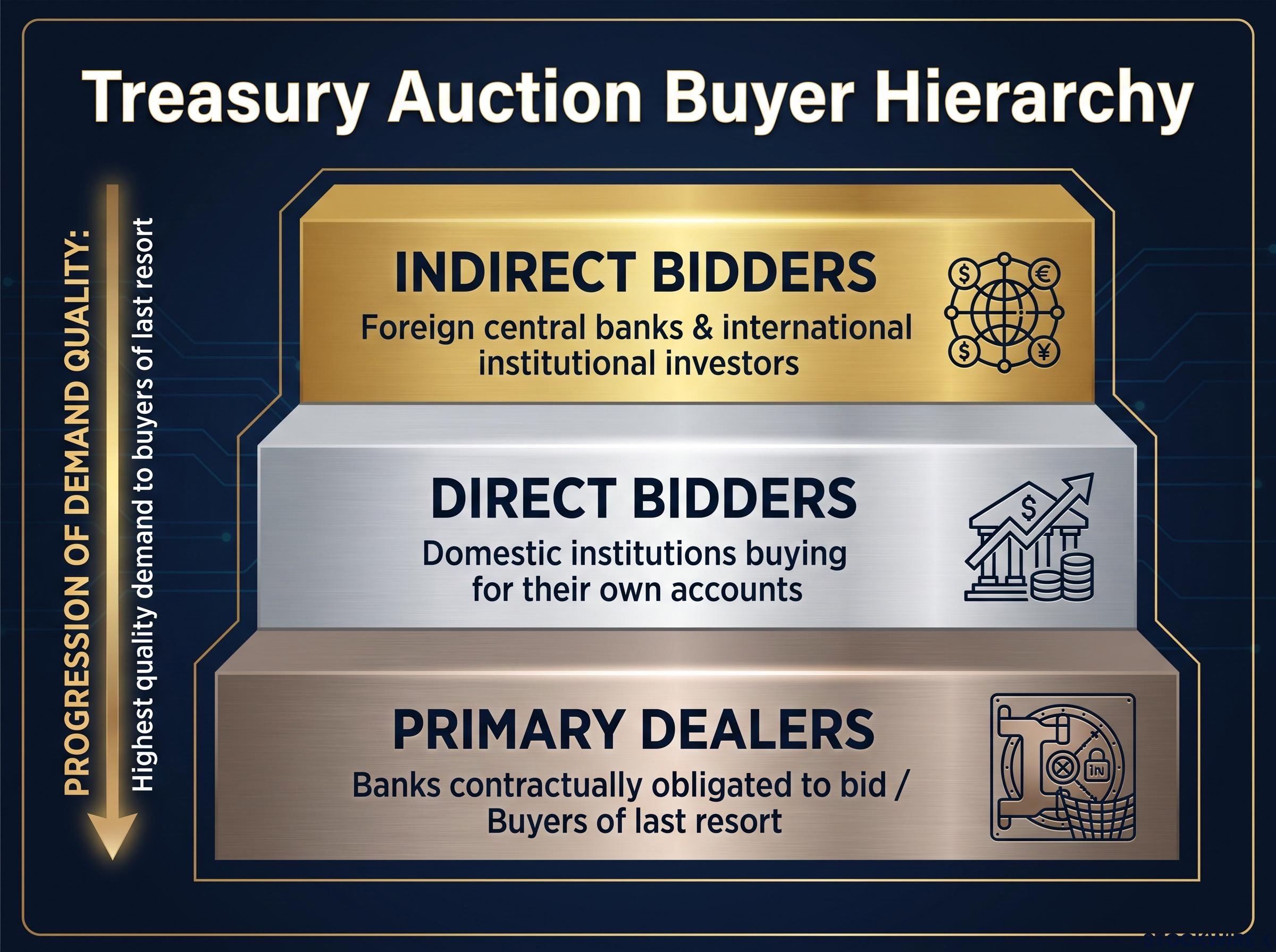 The Treasury Auction Buyer Hierarchy
