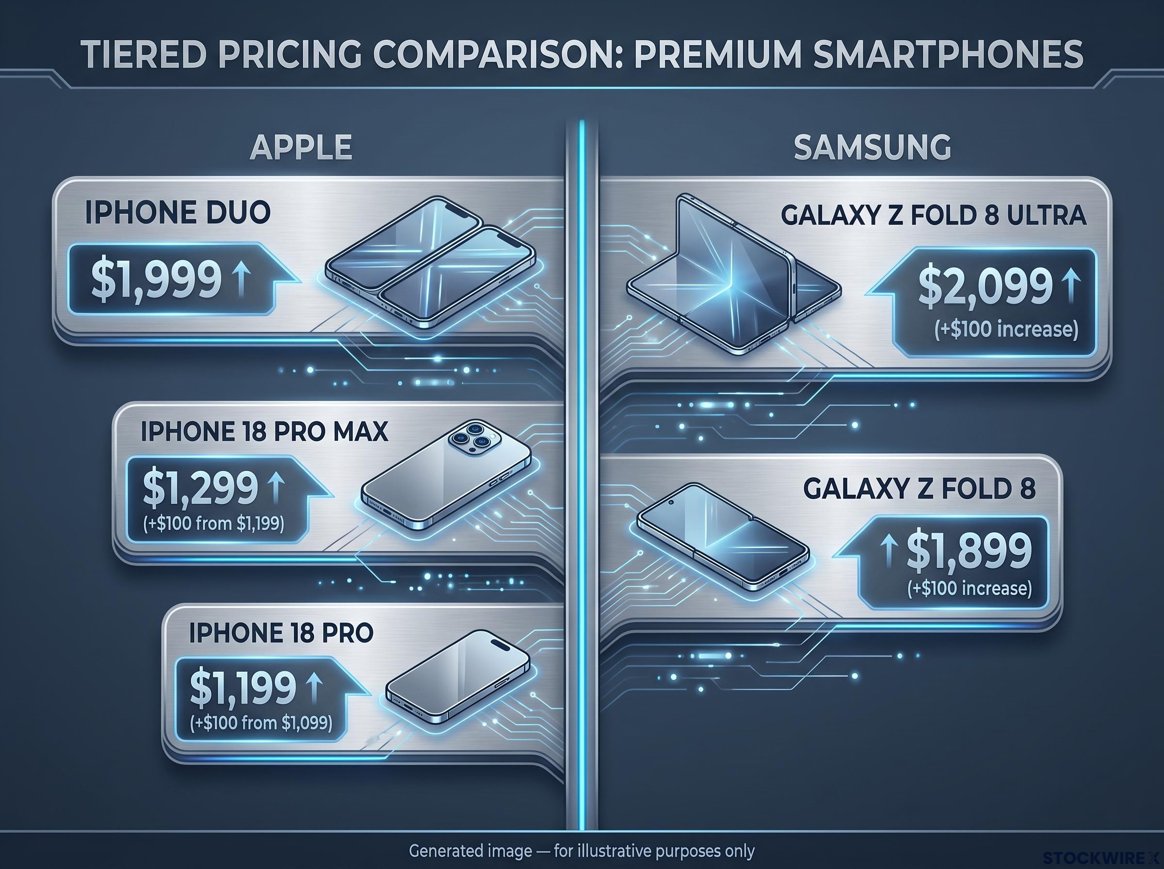 Ultra-Premium Smartphone Pricing Comparison
