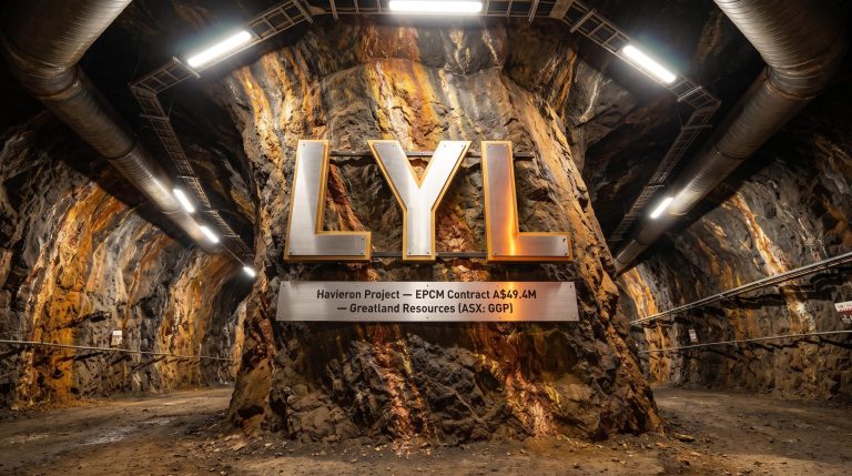 Underground tunnel with LYL sign