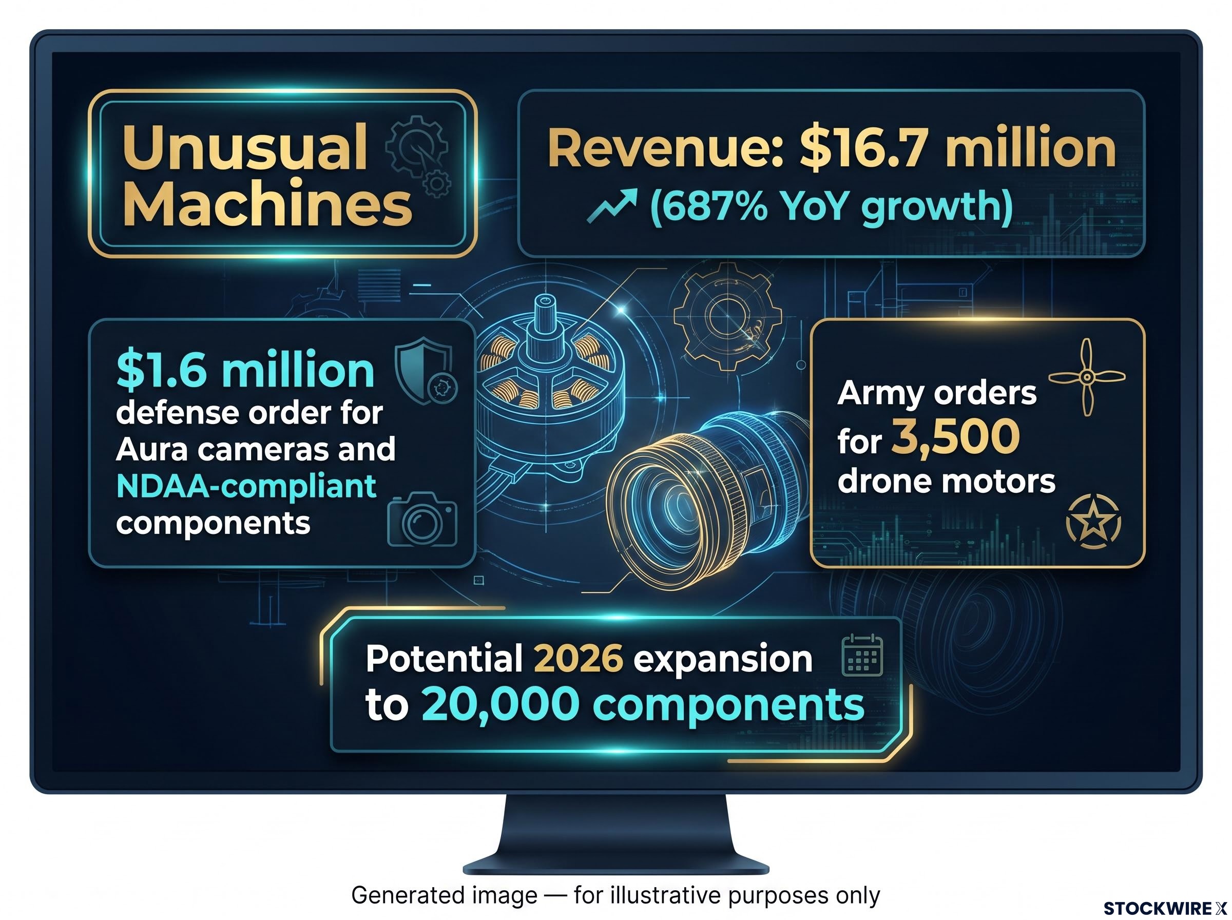 Unusual Machines Growth & Order Metrics