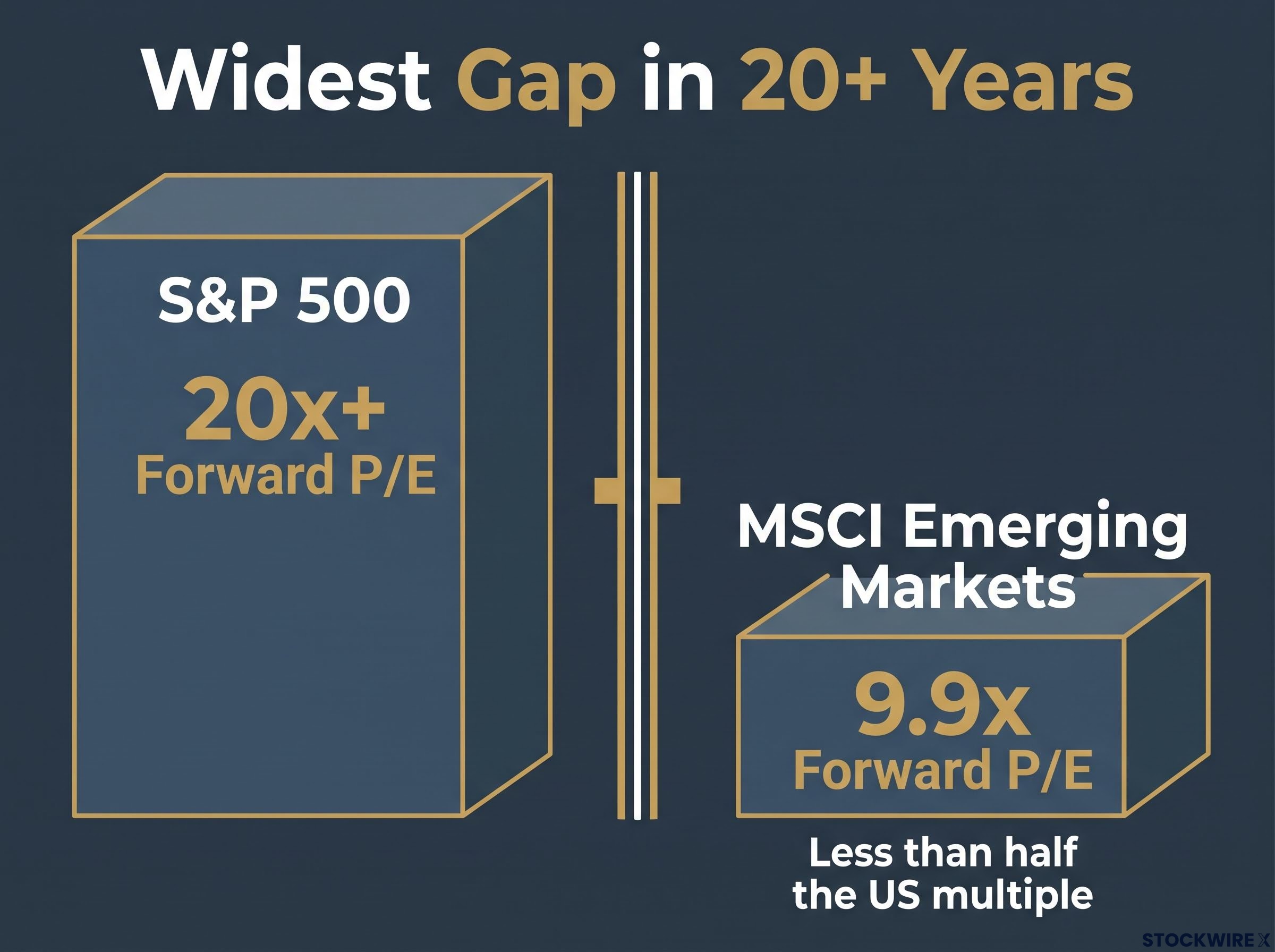 Generational Valuation Gap: S&P 500 vs Emerging Markets