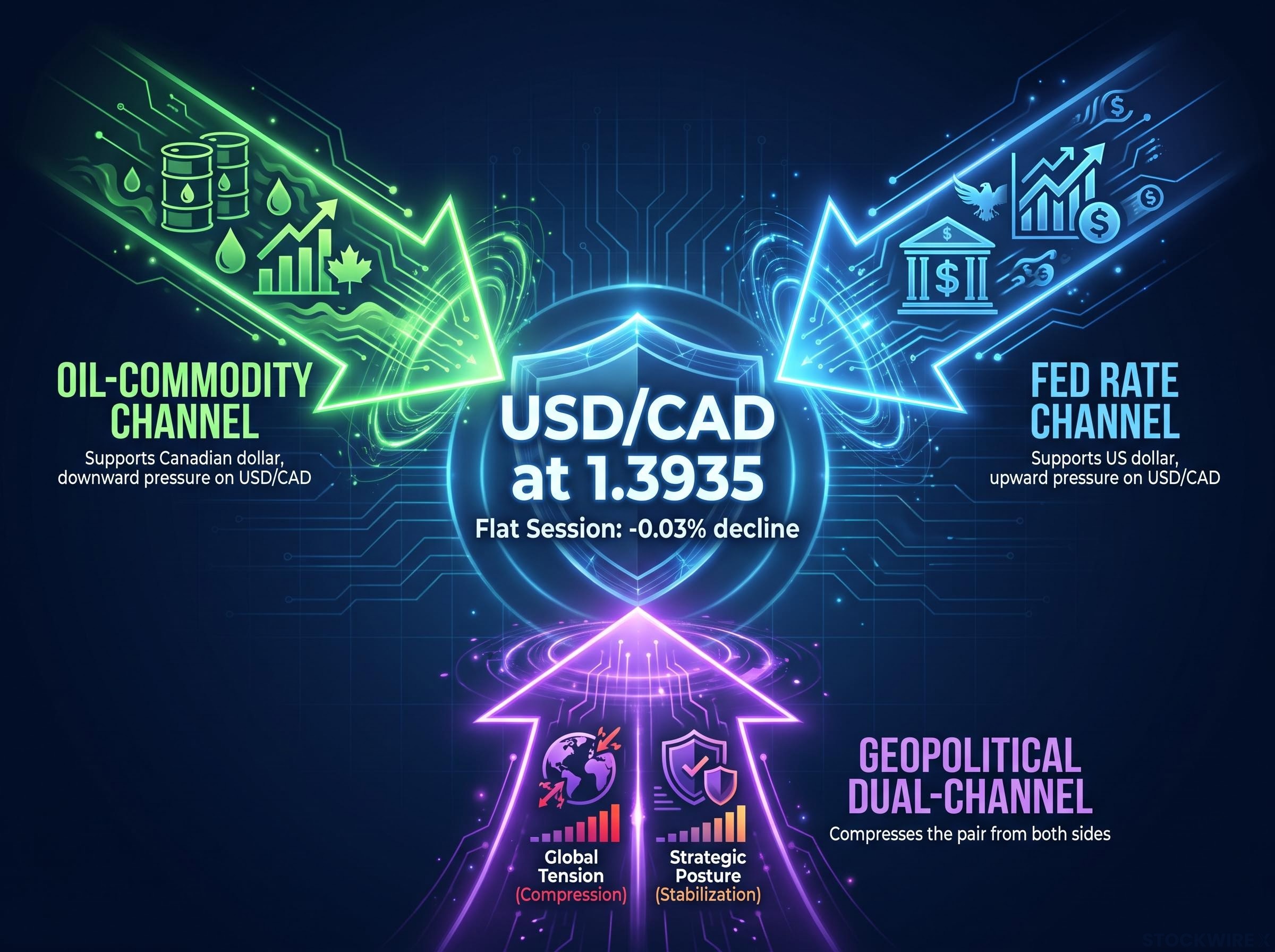 The Three Channels: Forces Holding USD/CAD in Equilibrium