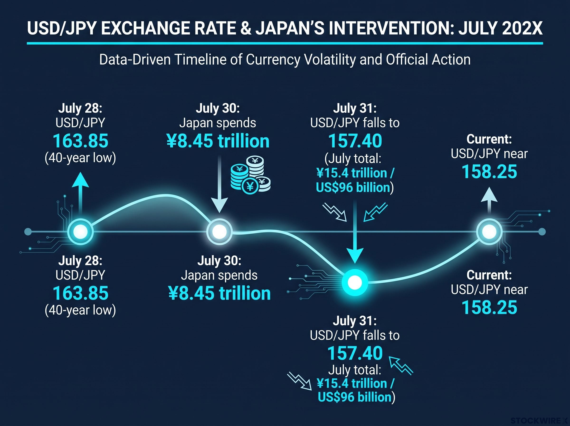 The Reversal of July's Record Intervention
