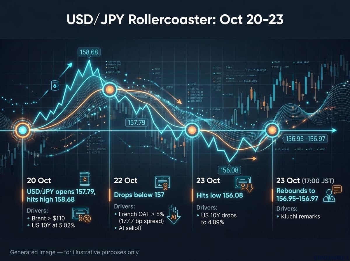 The October 20-23 USD/JPY Timeline