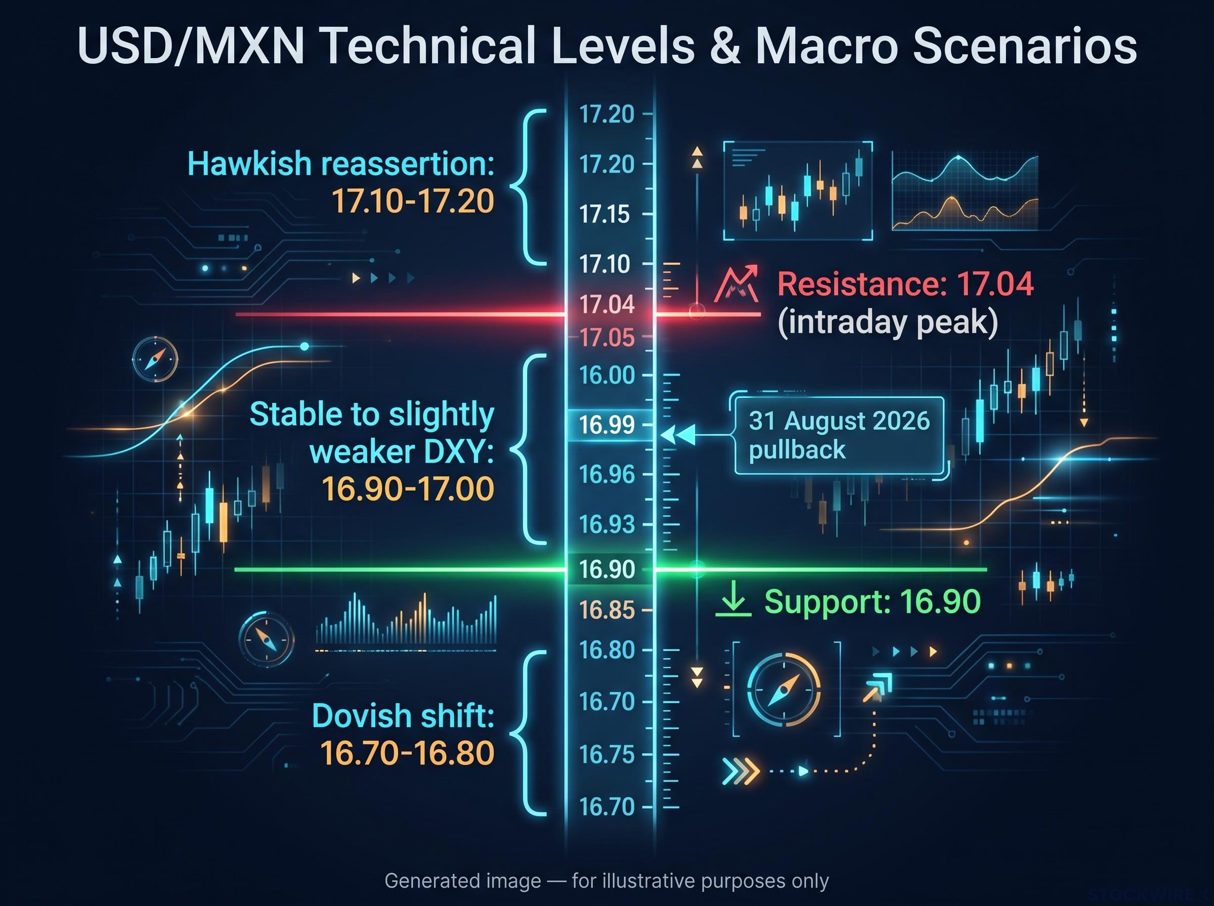 USD/MXN Technical Levels & Macro Scenarios