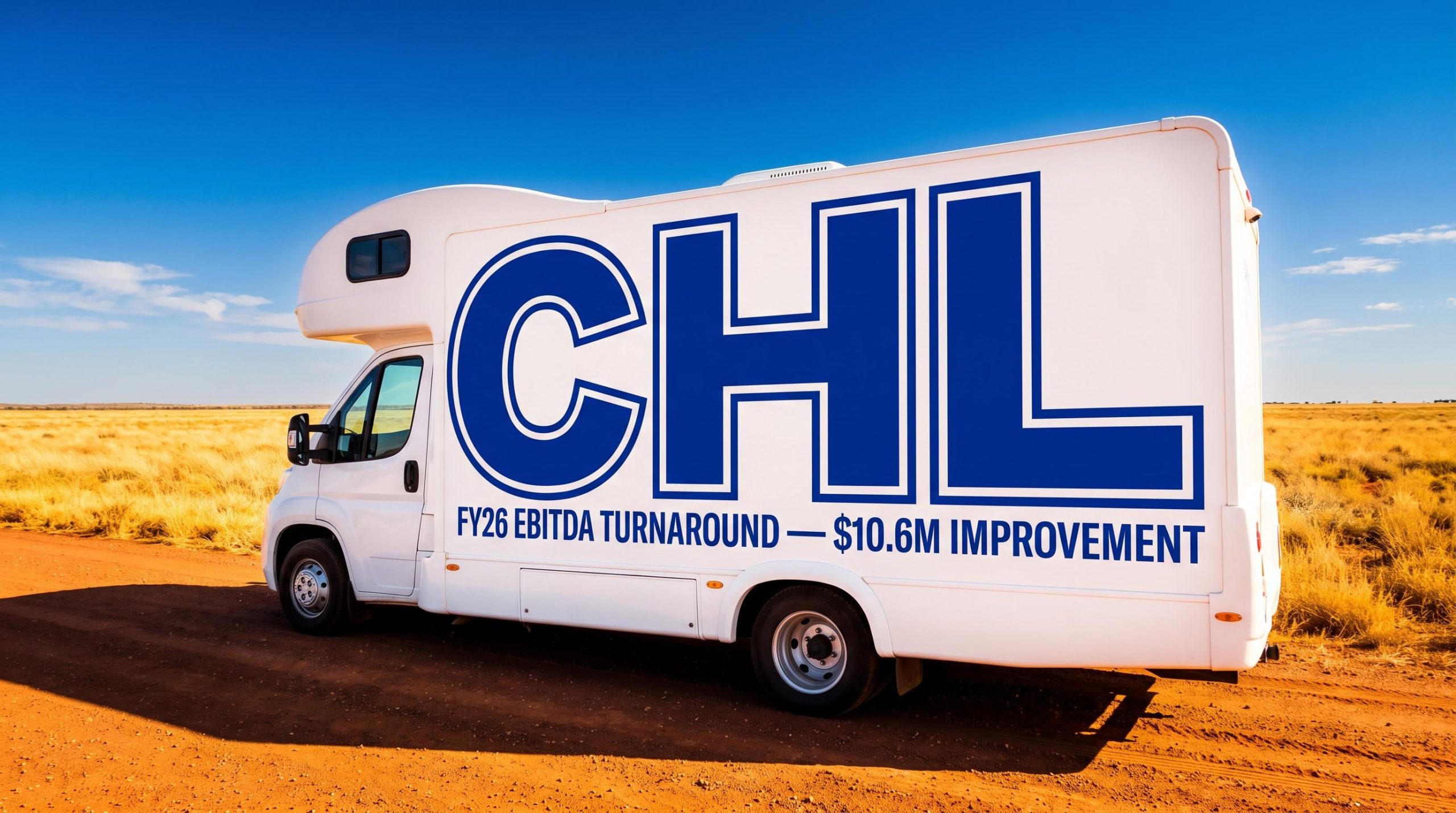 Van with large CHL text