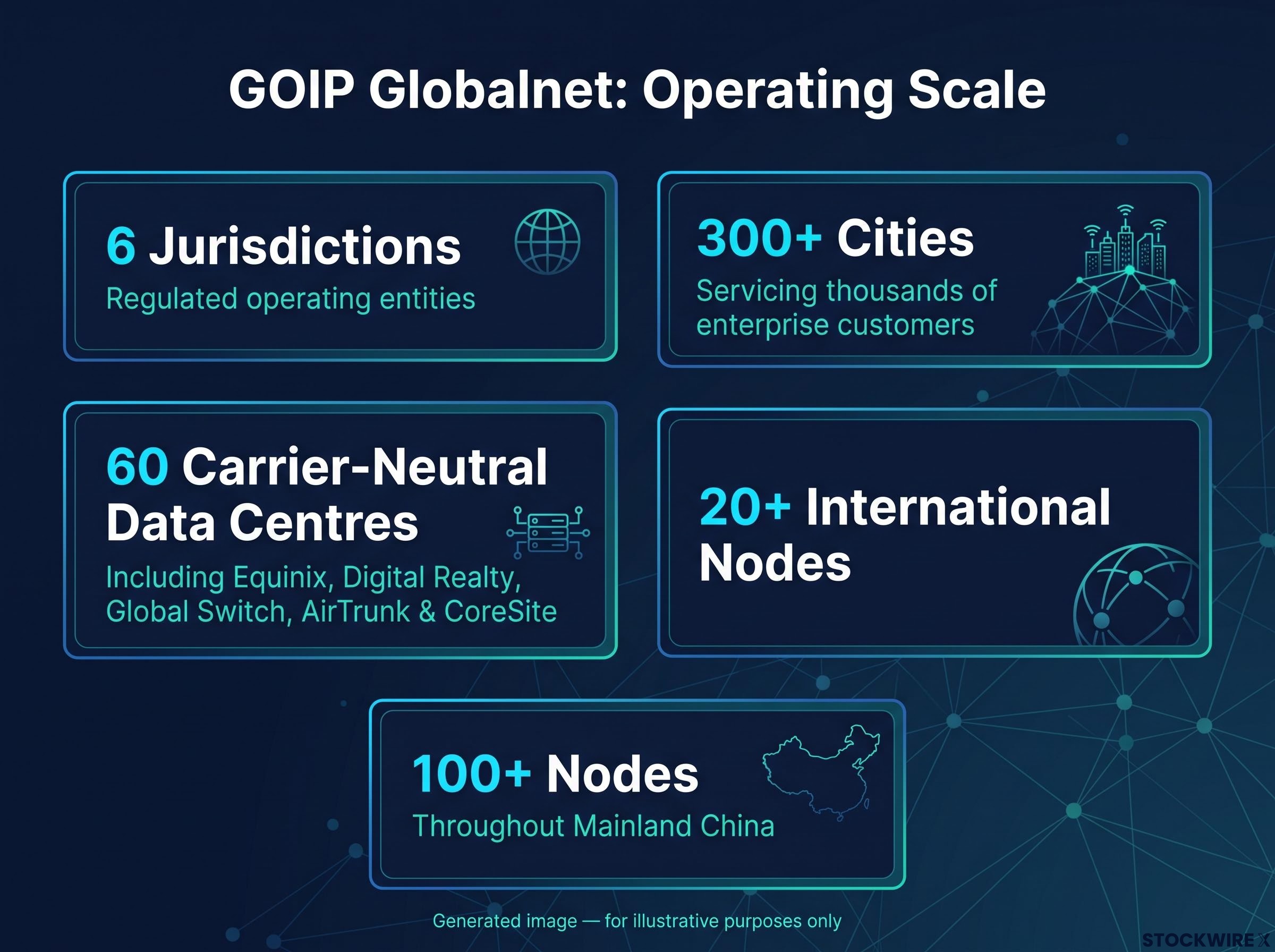 GOIP Globalnet: Network Scale and Operating Footprint