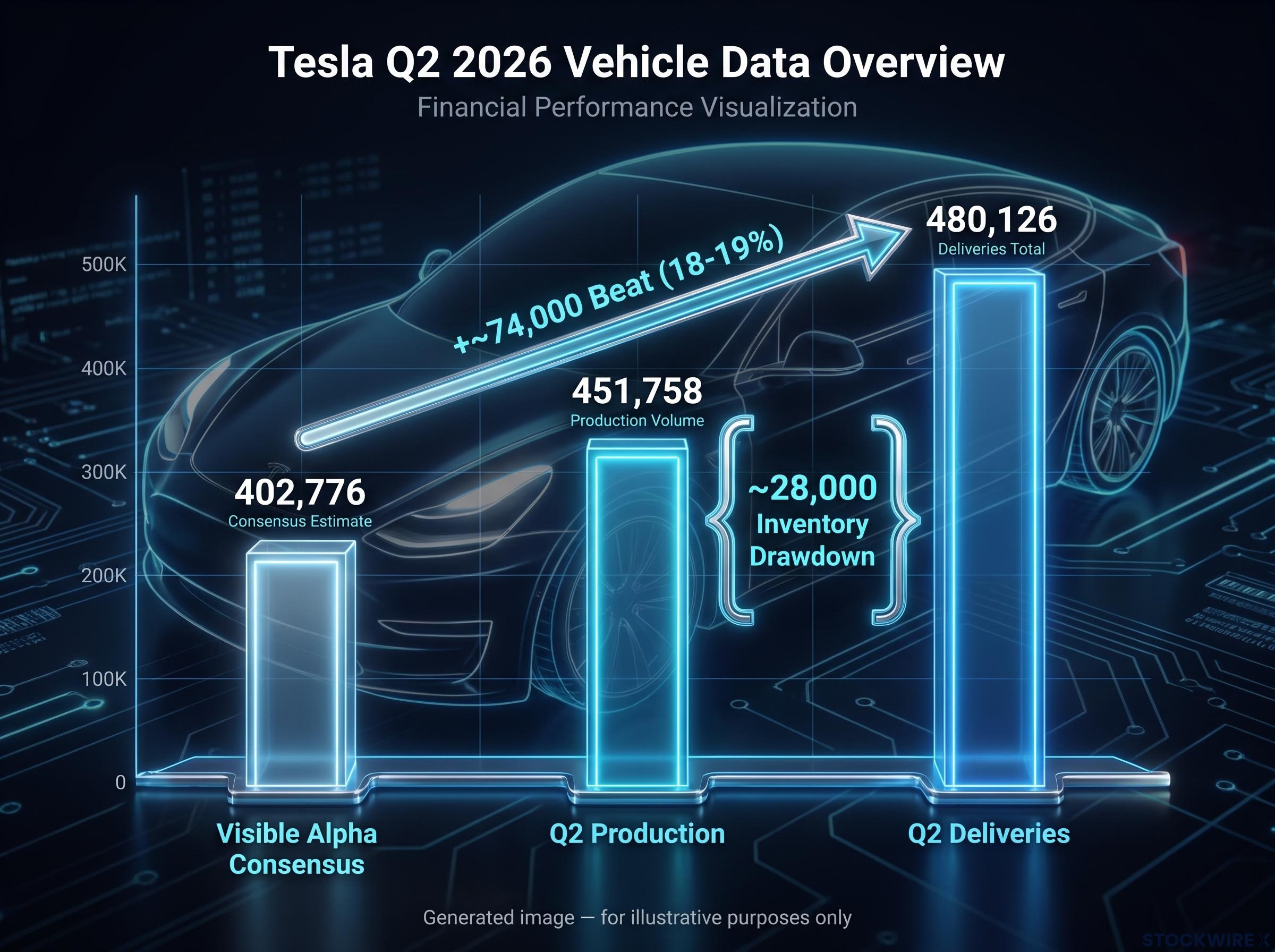 Q2 2026 Deliveries: Production vs. Consensus