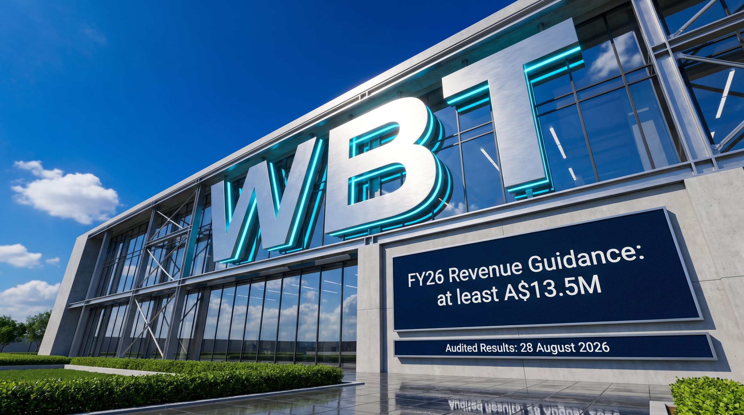 WBT revenue guidance announcement
