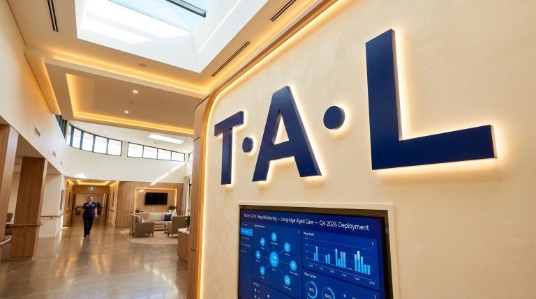 Lobby with large signage