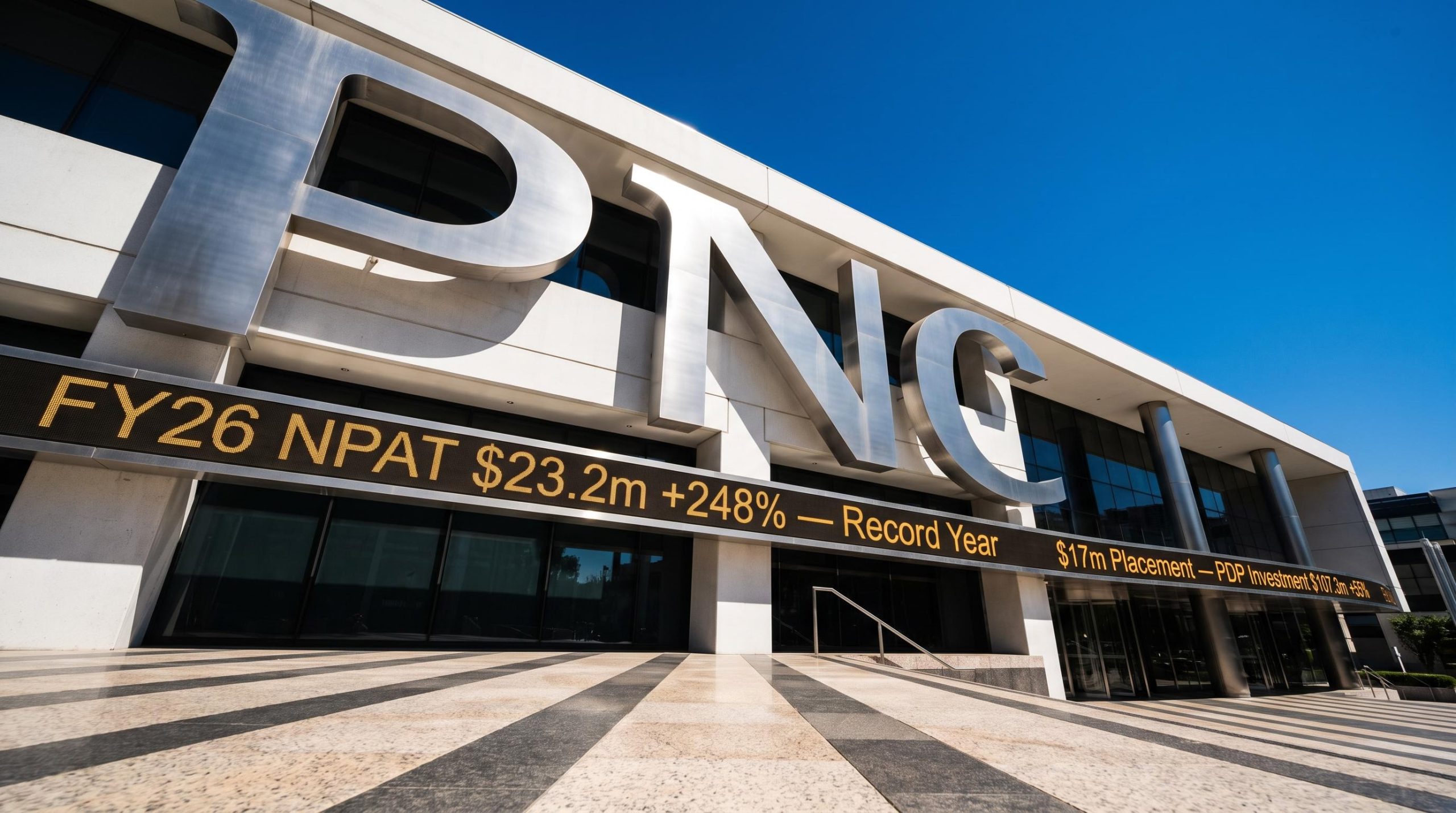 PNC building with signage