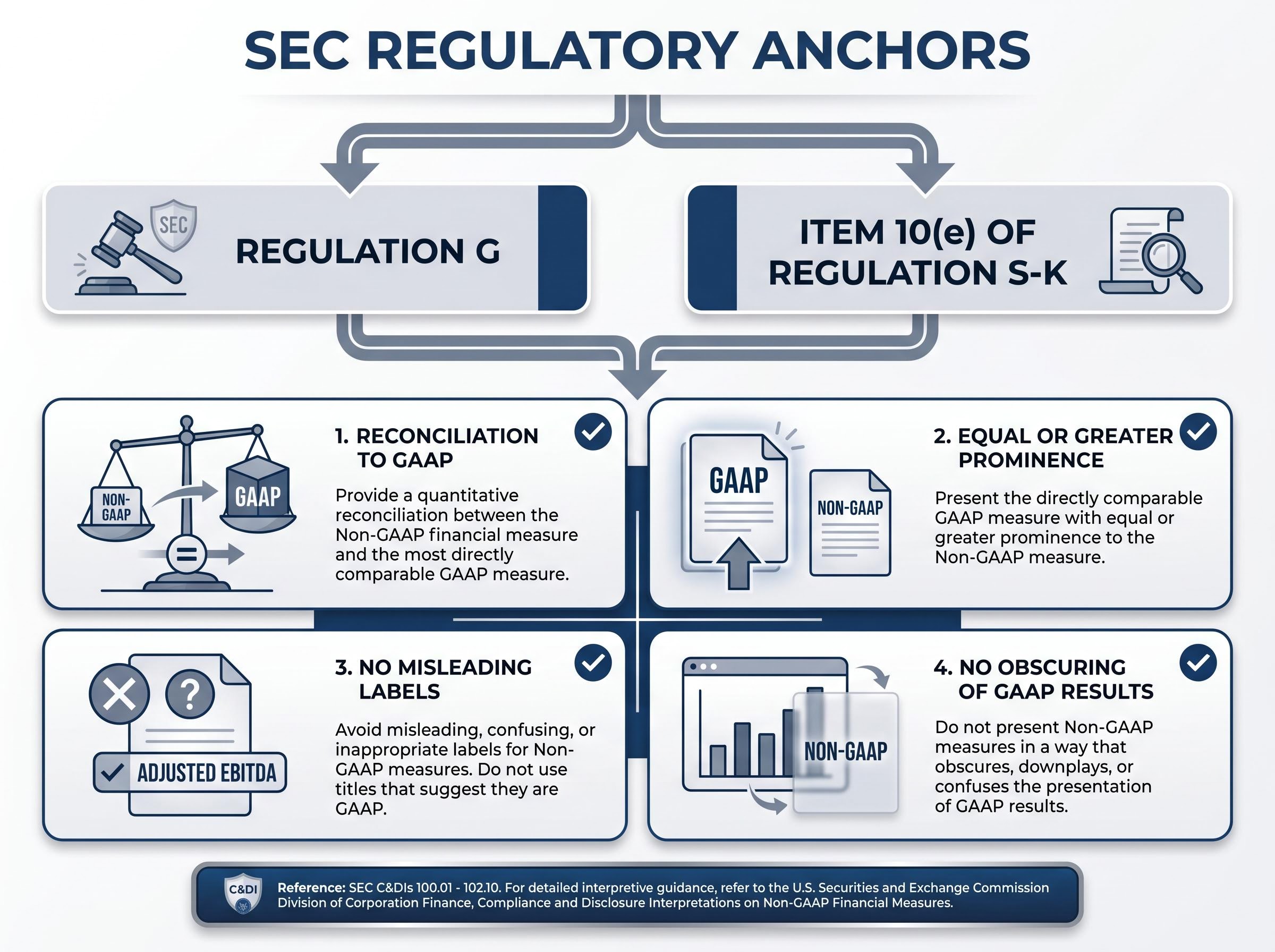 SEC Regulatory Anchors for Non-GAAP Reporting