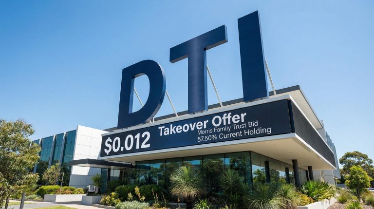 DTI Group Faces $0.012 Takeover Bid as Morris Family Trust Eyes Full Control