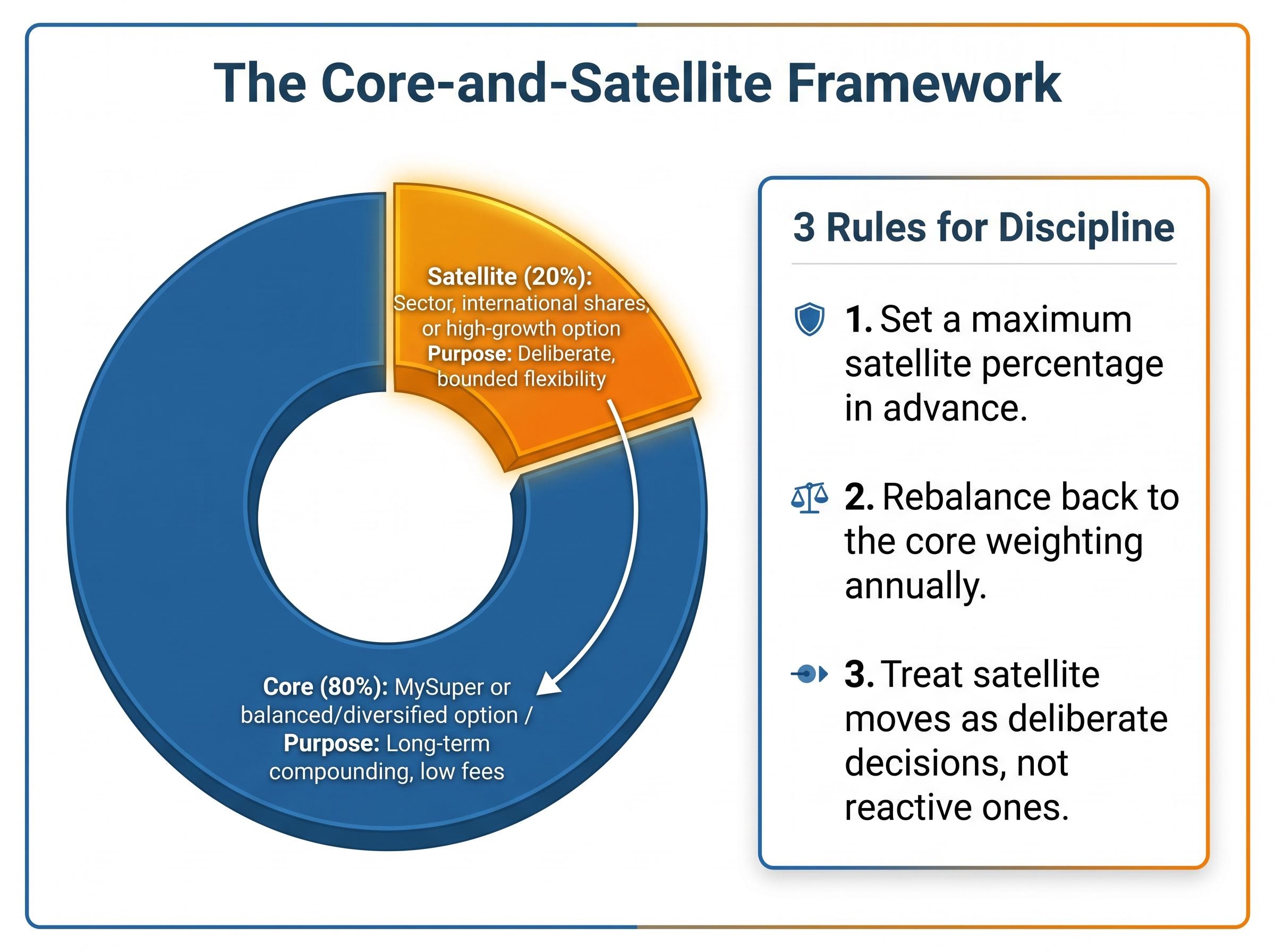 Visualizing the Core-and-Satellite Strategy