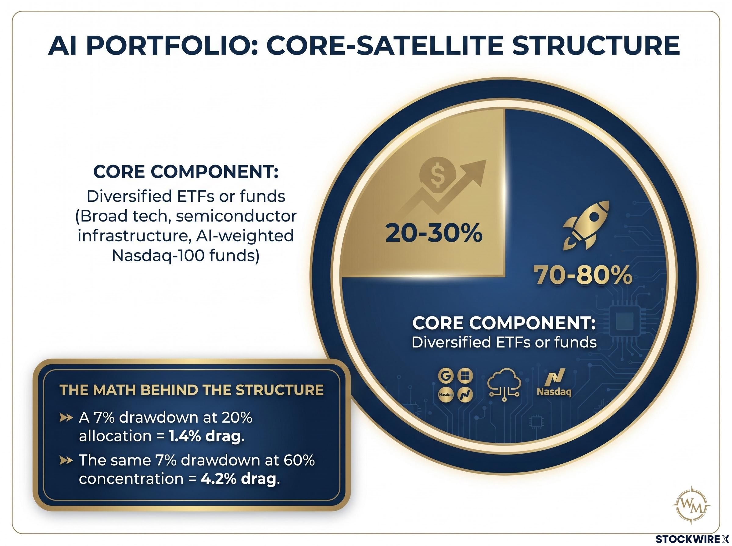 AI Portfolio Architecture: The Core-Satellite Structure