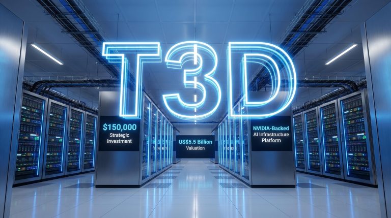 333D Takes $150K Stake in NVIDIA-Backed $5.5B AI Data Centre Ahead of 2026 Listing