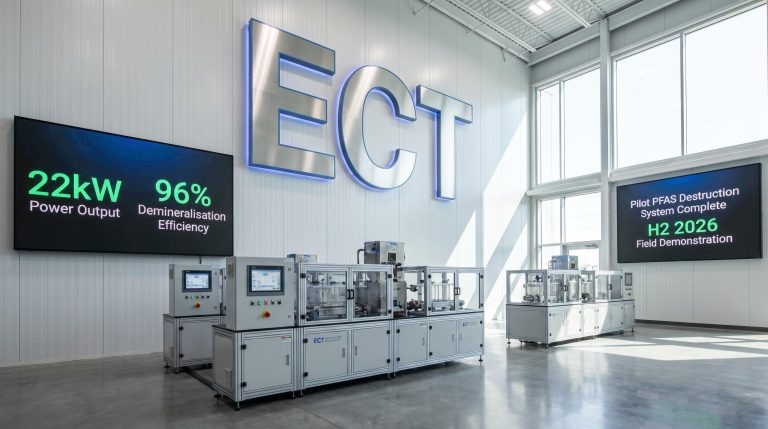 ECT Completes Pilot PFAS Destroyer With 18x Power Boost Ahead of 2026 Trials