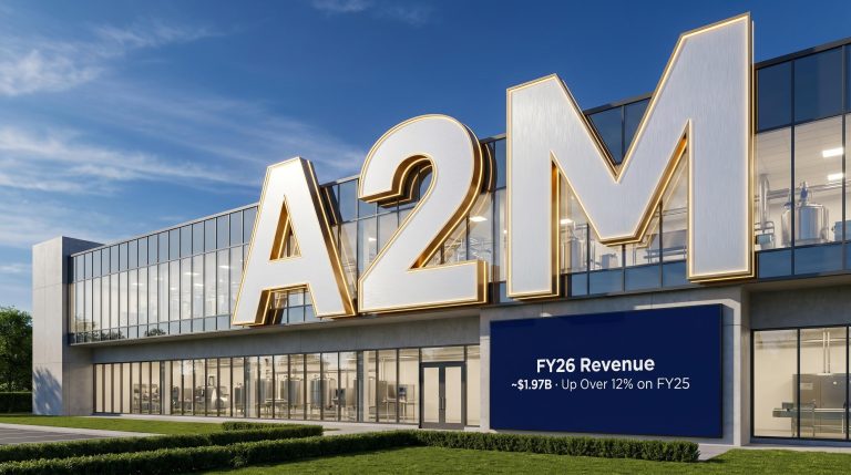 The a2 Milk Company FY26 Revenue Tops Guidance as China Supply Clears