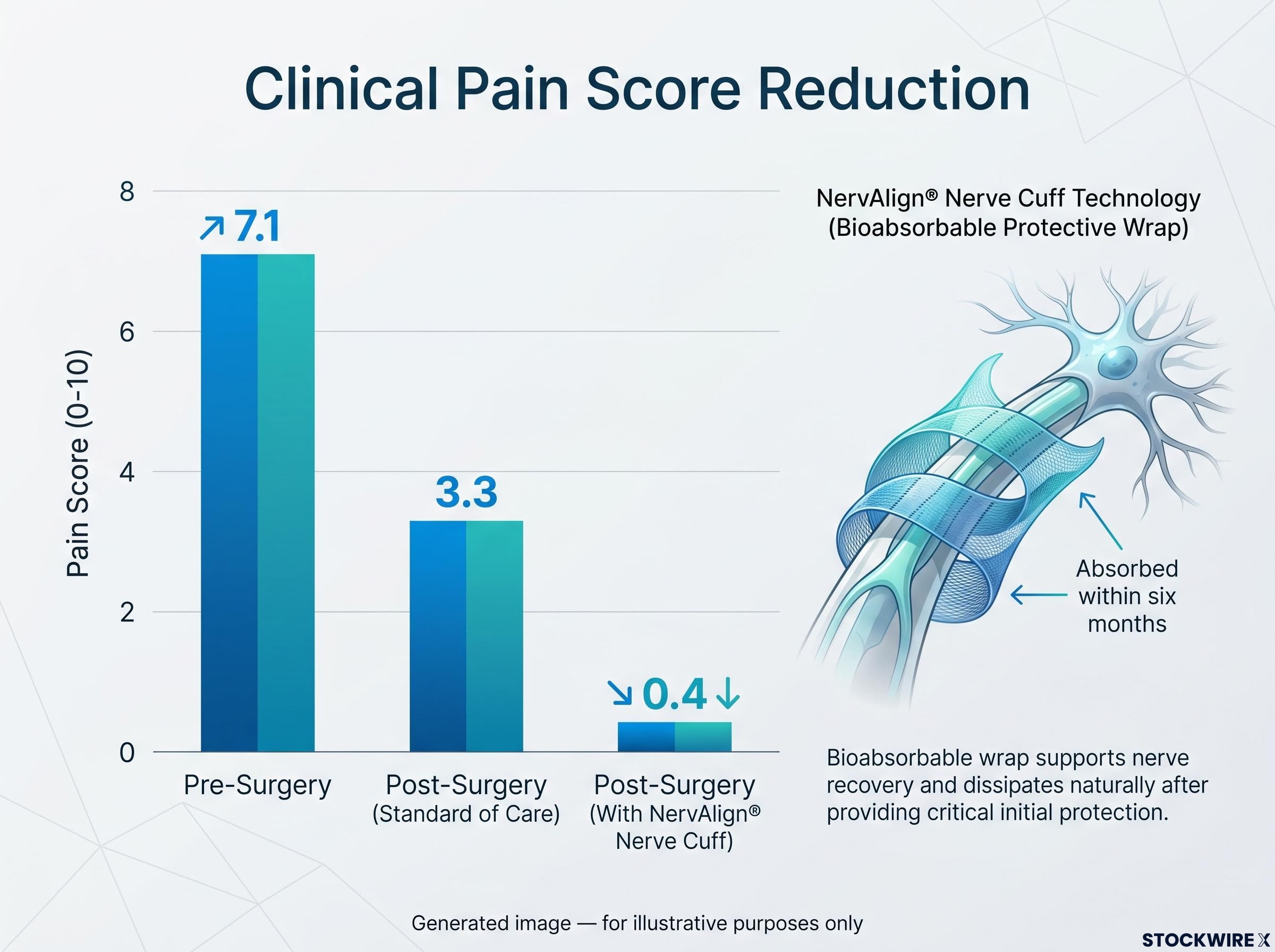 NervAlign® Nerve Cuff: Clinical Pain Score Reduction