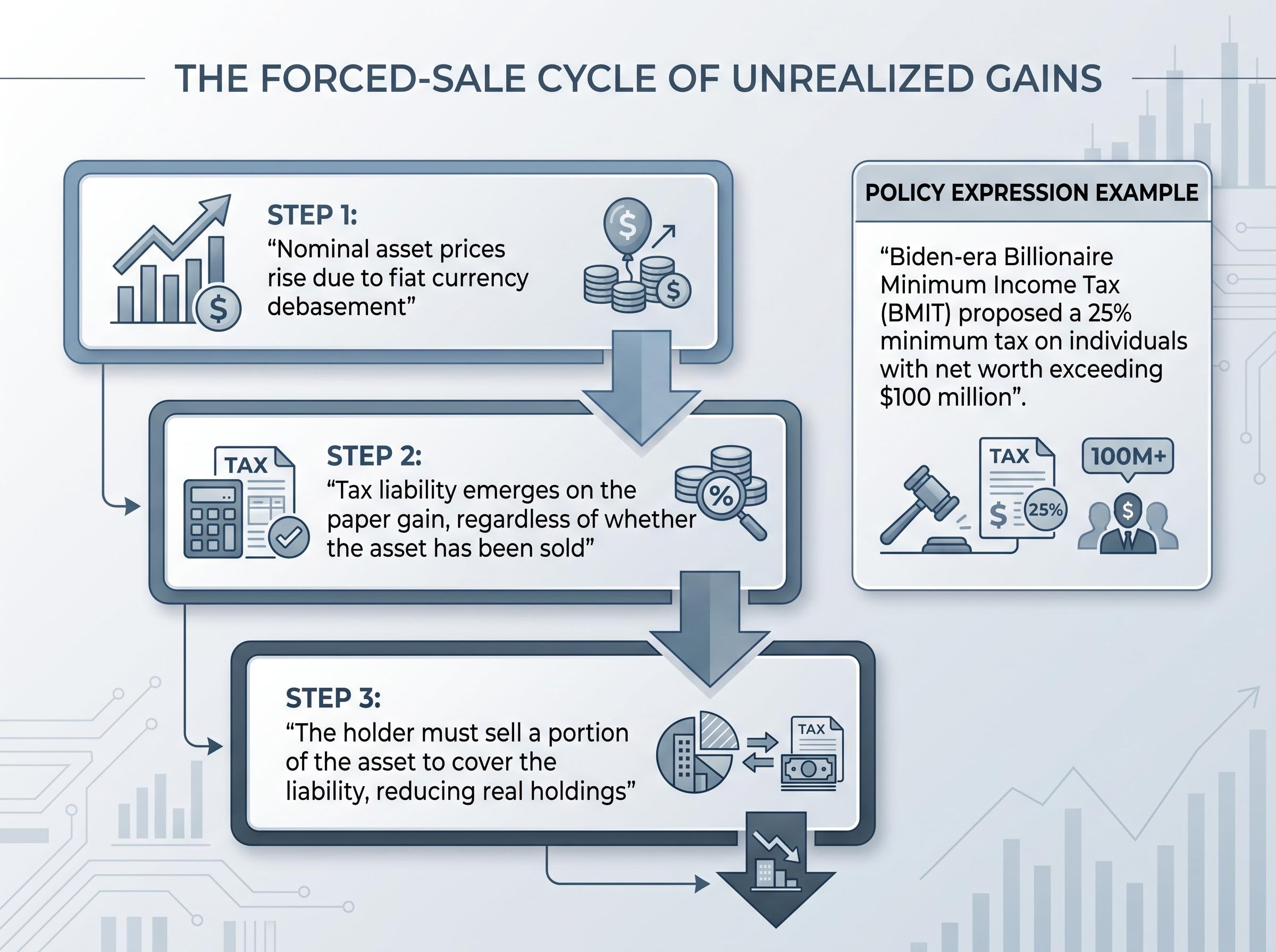 The Mechanics of Unrealized Gains Taxation