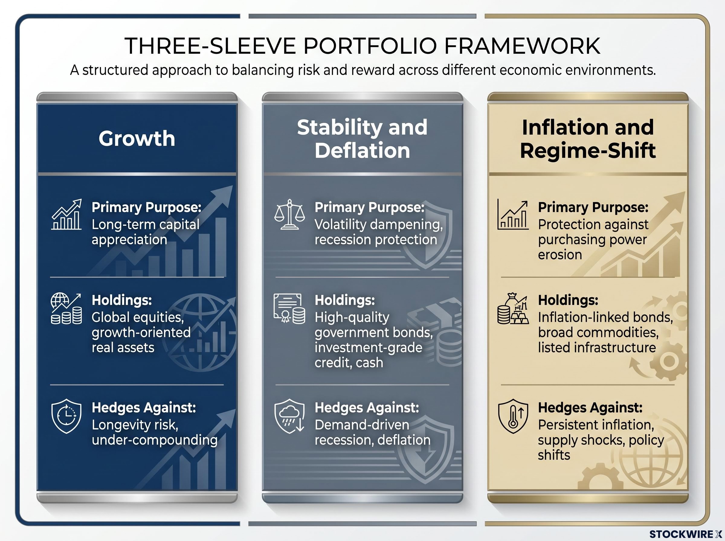 The Three-Sleeve Portfolio Design Framework